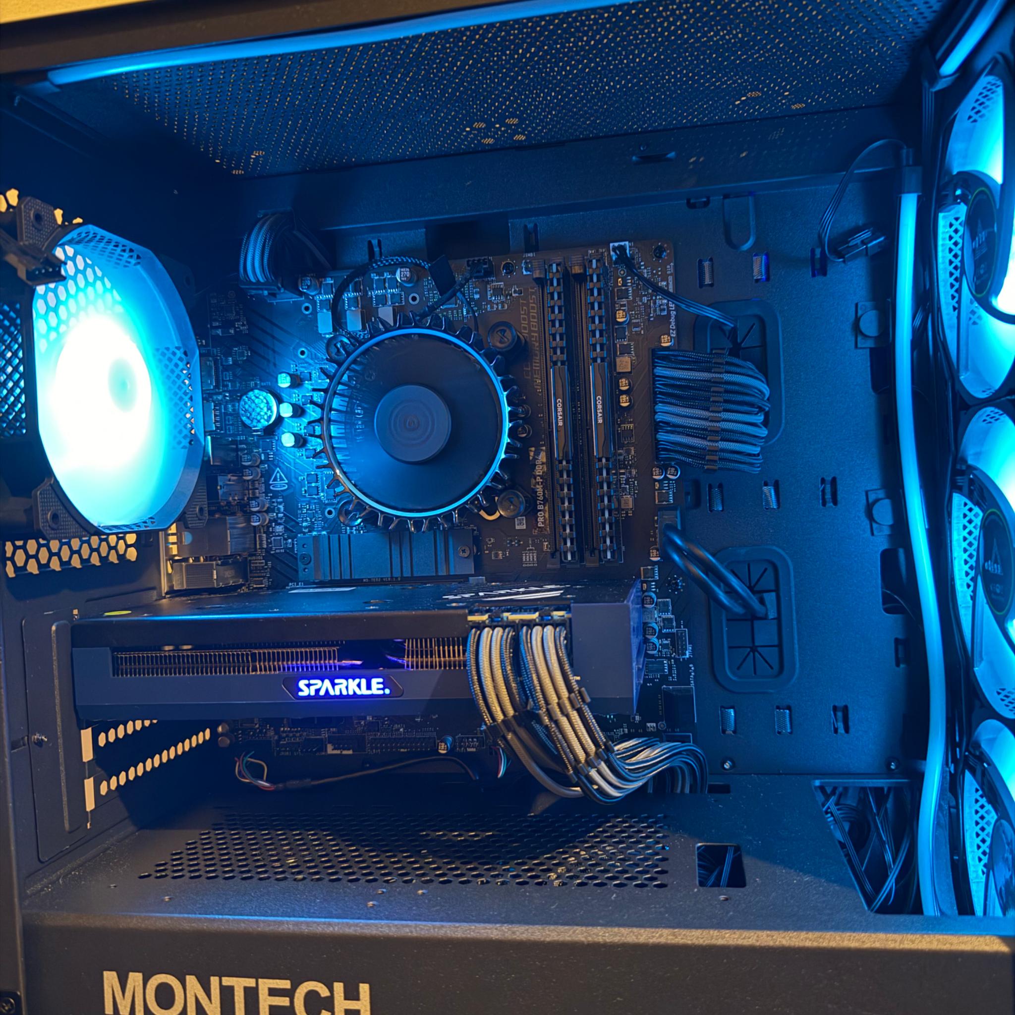 Gaming Pc intel I3-12100F, Intel Arc A750, 32 GB DDR4, 1TB m.2 SSD