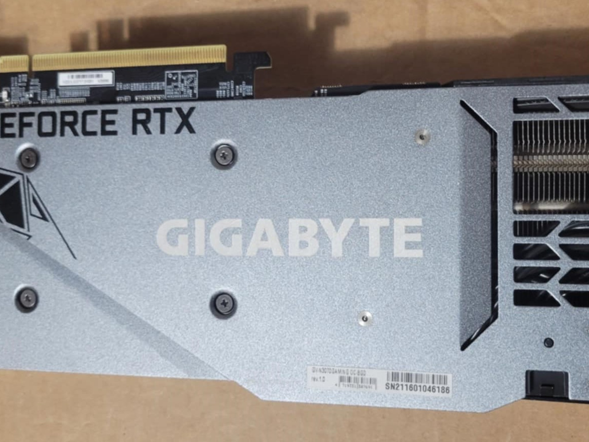 3070 Gigabyte Gaming 8GB GPU