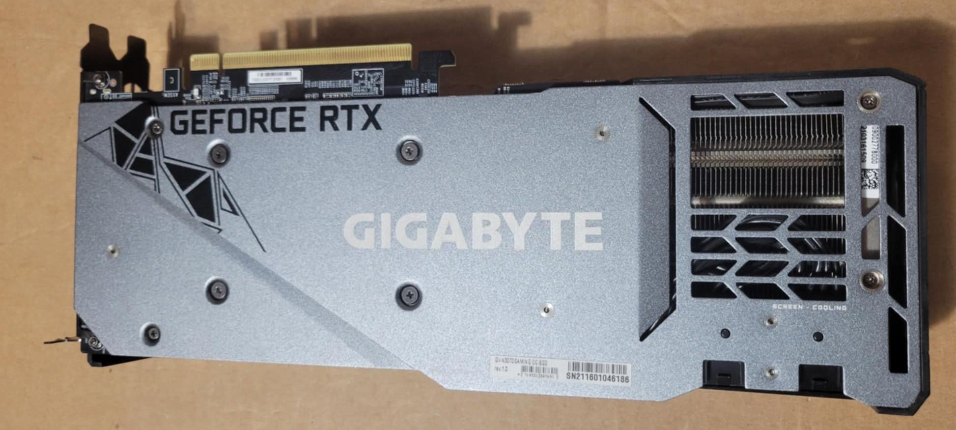 3070 Gigabyte Gaming 8GB GPU
