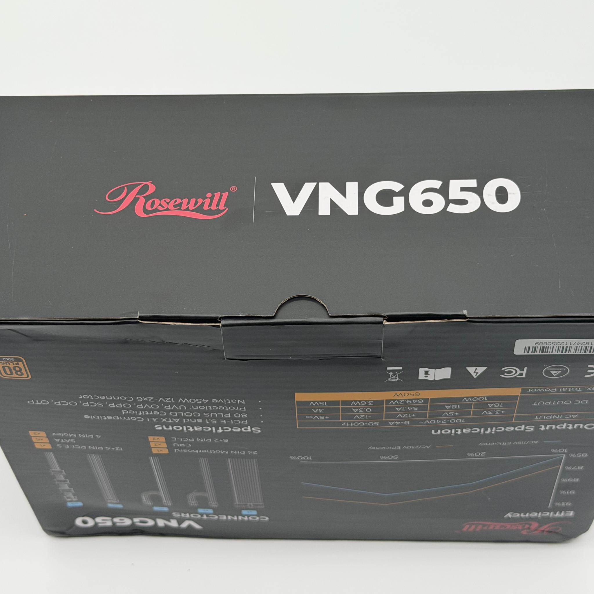 Rosewill VNG650 650W 80+ Gold Power Supply