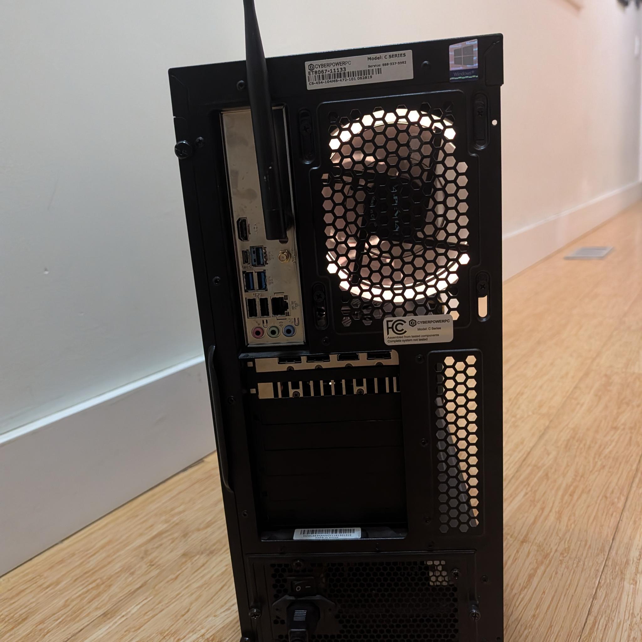 Custom CyberPower Gaming PC | RX 6600 | I7 8700 | 16GB | 1TB NVME | Windows 11 |
