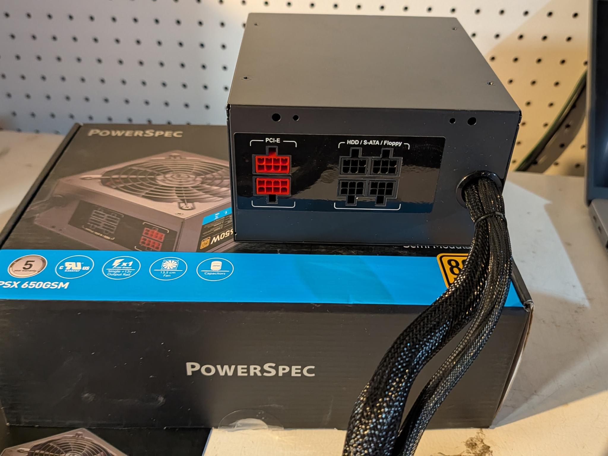 650 Watt Semi-Modular Powerspec