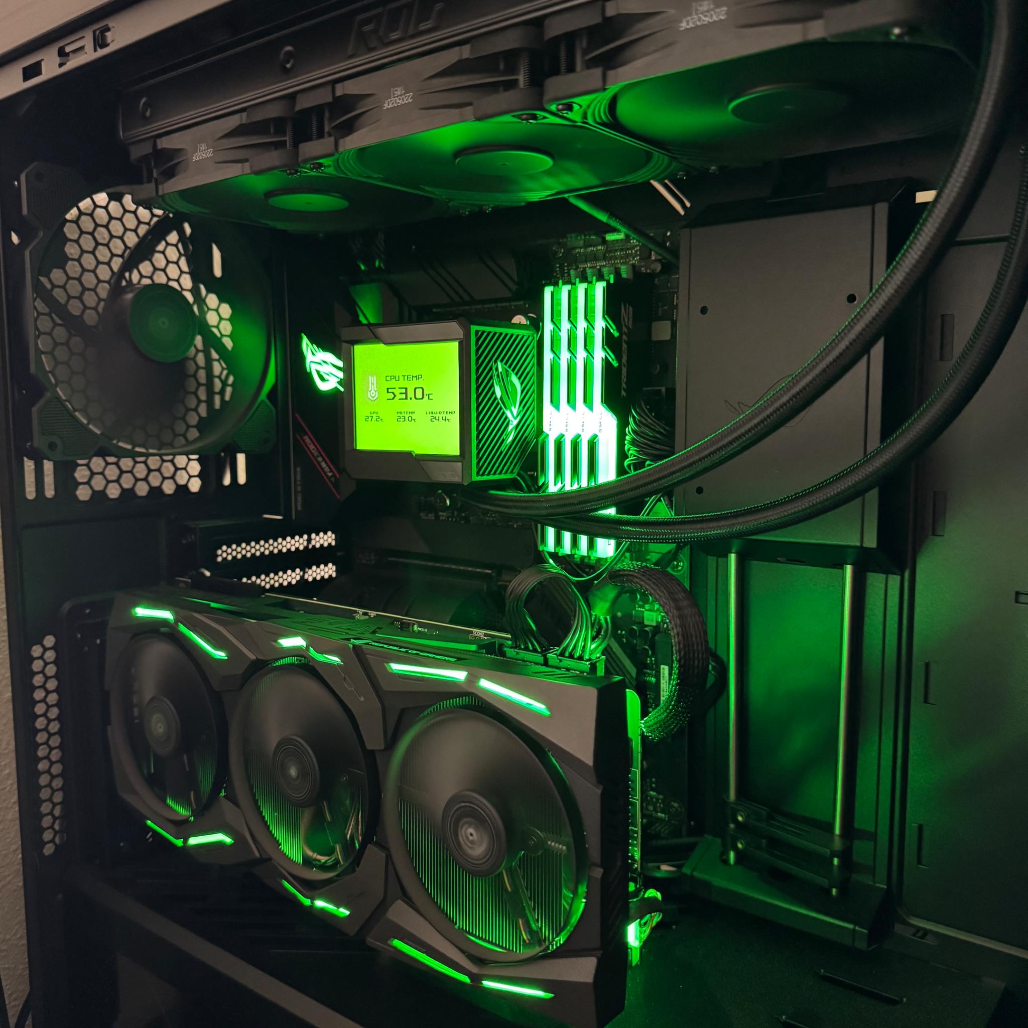 ASUS ROG STRIX THEME - AMD Ryzen 5800x3D with Strix 2080 Ti, 32GB Ram 4Tb storage