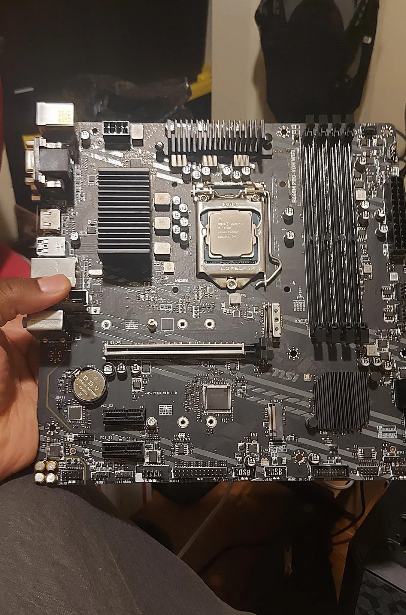 I3 10100f with mobo