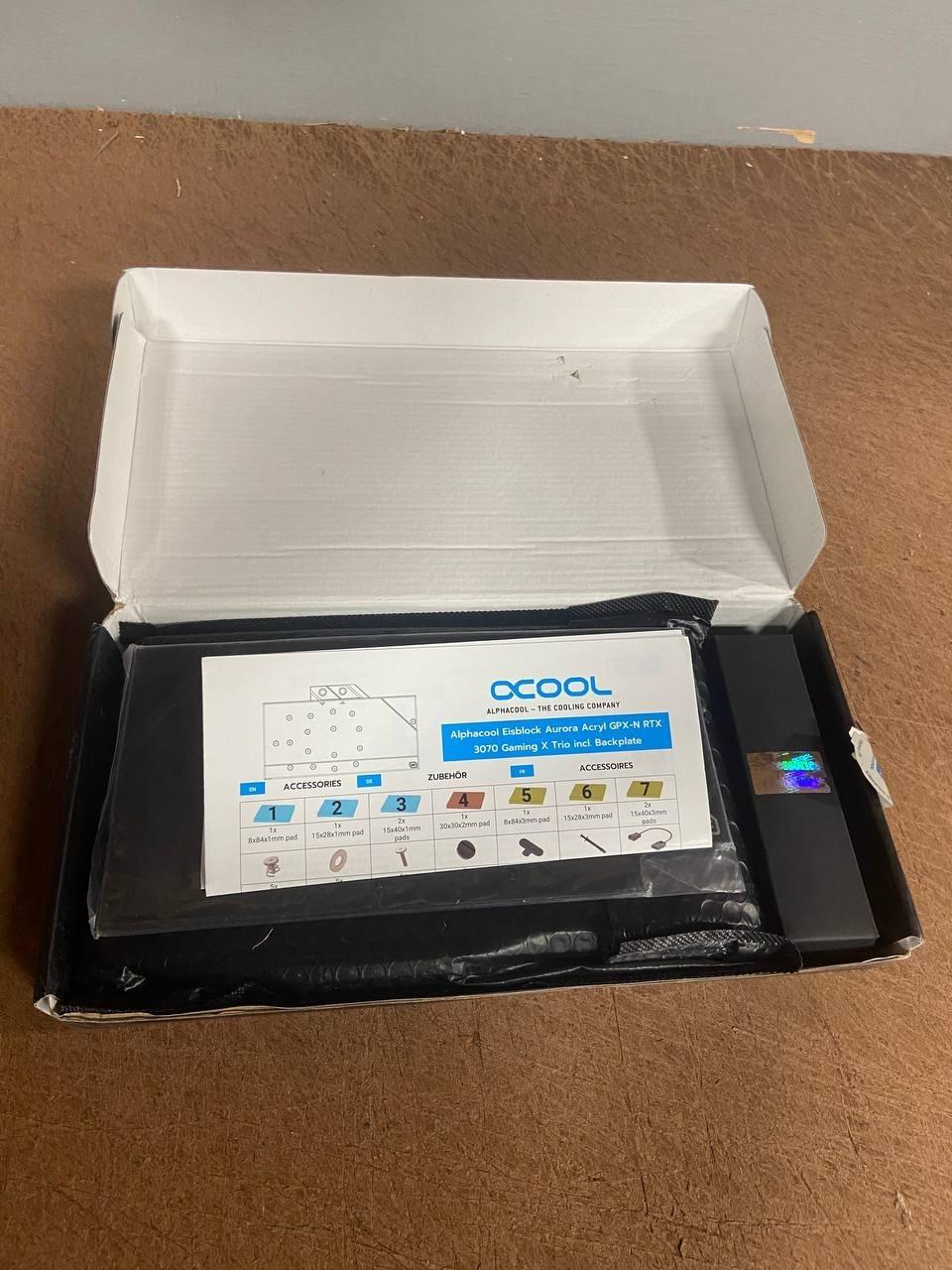Alphacool Eisblock Aurora Acryl GPX-N RTX 3070 Gaming X Trio with Backplate (119