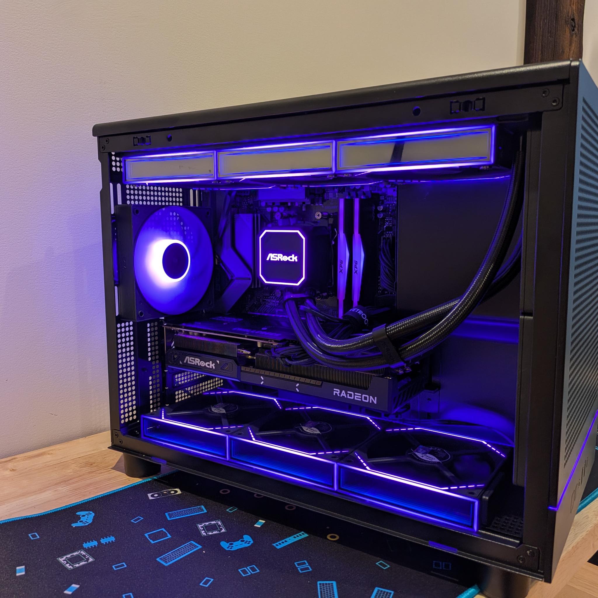 1440p Nightcrawler - RX 9070, Ryzen 5 9600X, 32 GB DDR5 RAM, 1 TB Gen 4 NVME, RGB, Liquid Cooled