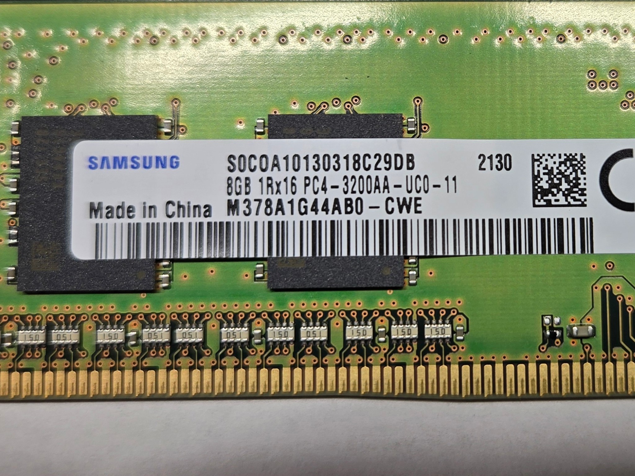 Samsung 16GB (2x8GB) DDR4 3200MHz RAM Kit