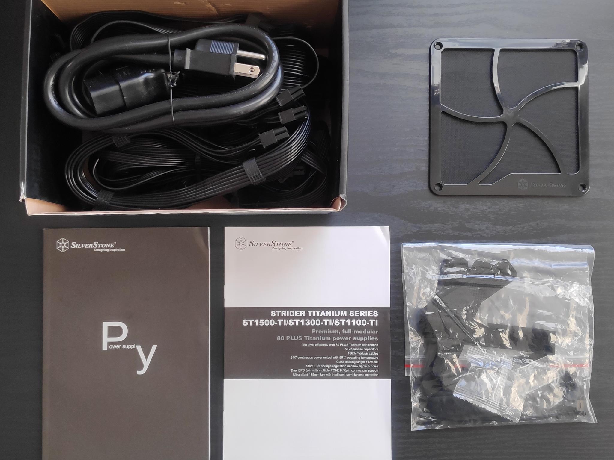 SilverStone ST1300-TI, 1300W, 80 Plus Titanium Certified Fully Modular Power Supply