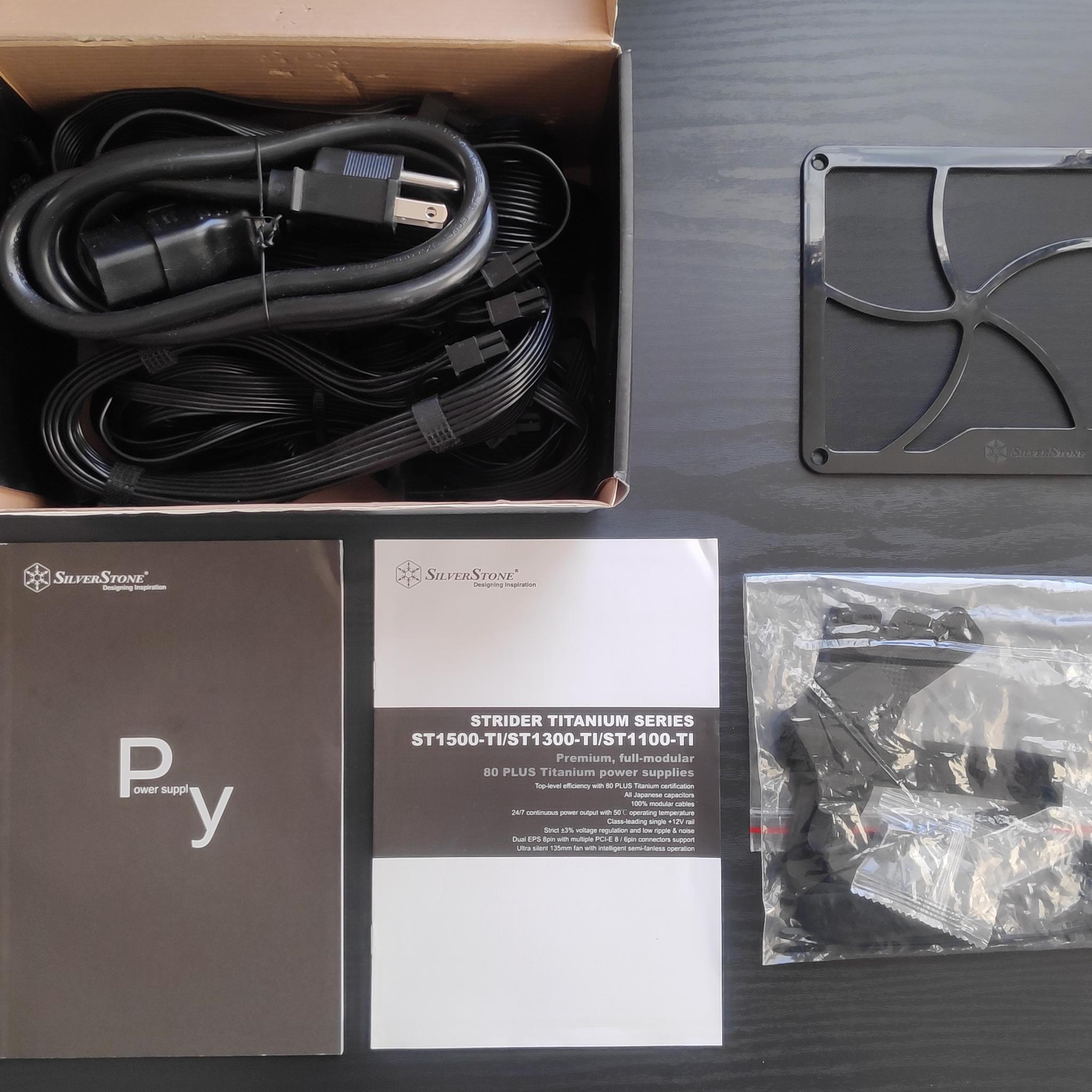 SilverStone ST1300-TI, 1300W, 80 Plus Titanium Certified Fully Modular Power Supply