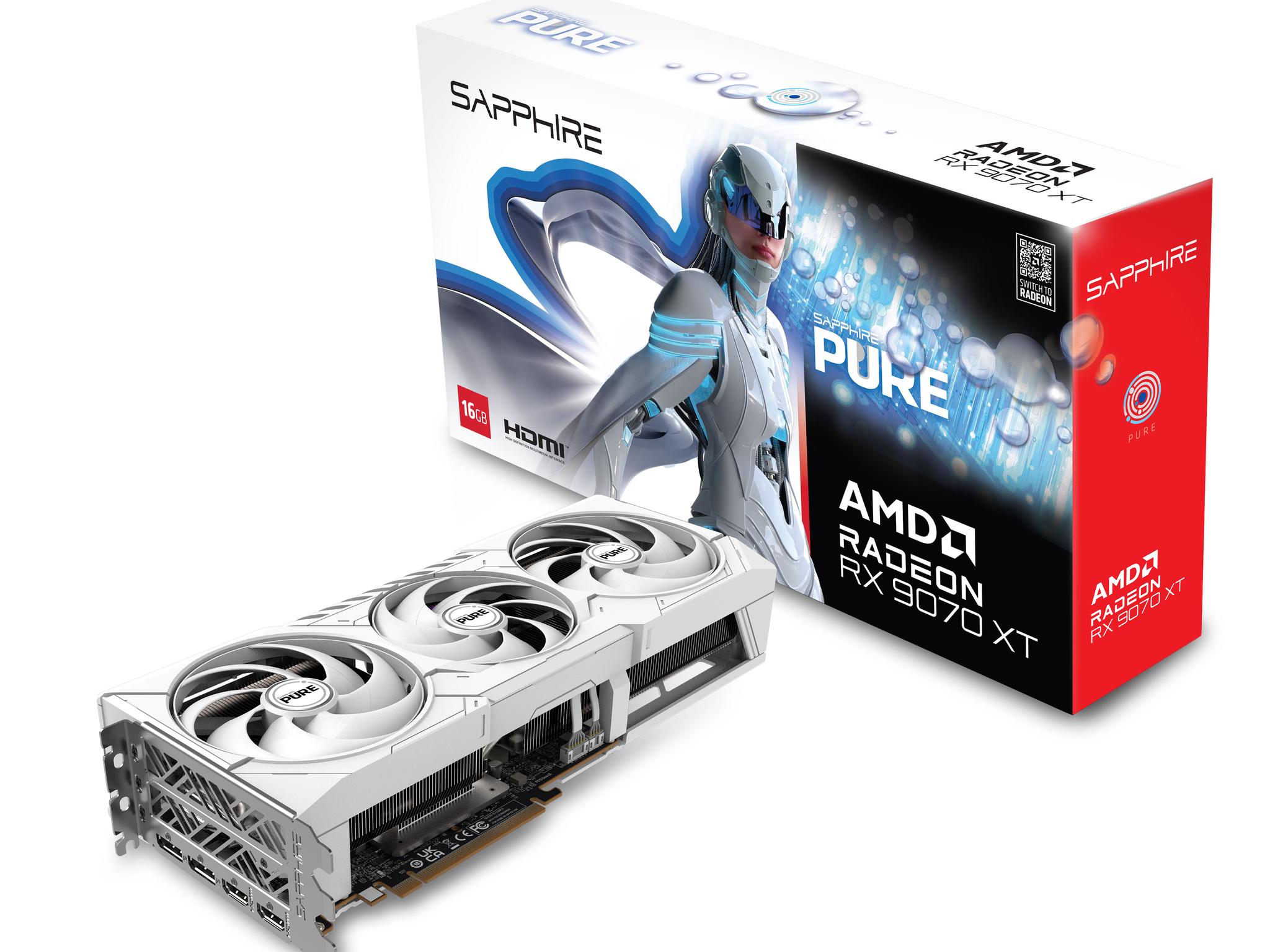 Sapphire PURE Radeon 9070 XT OC 16GB  GDDR6