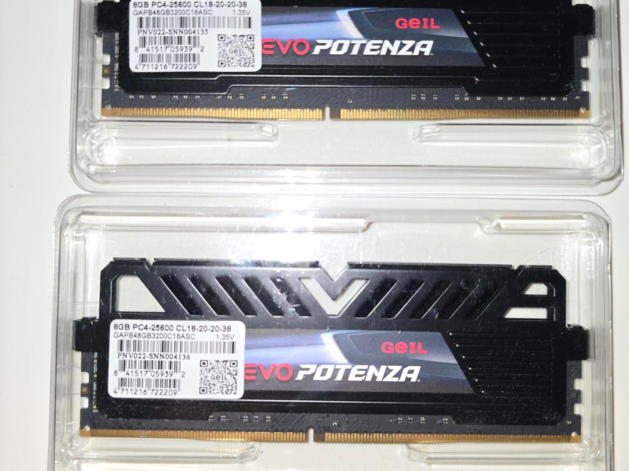 GeIL EVO Potenza 16GB (2 x 8GB) DDR4 3200MHz Desktop RAM Kit