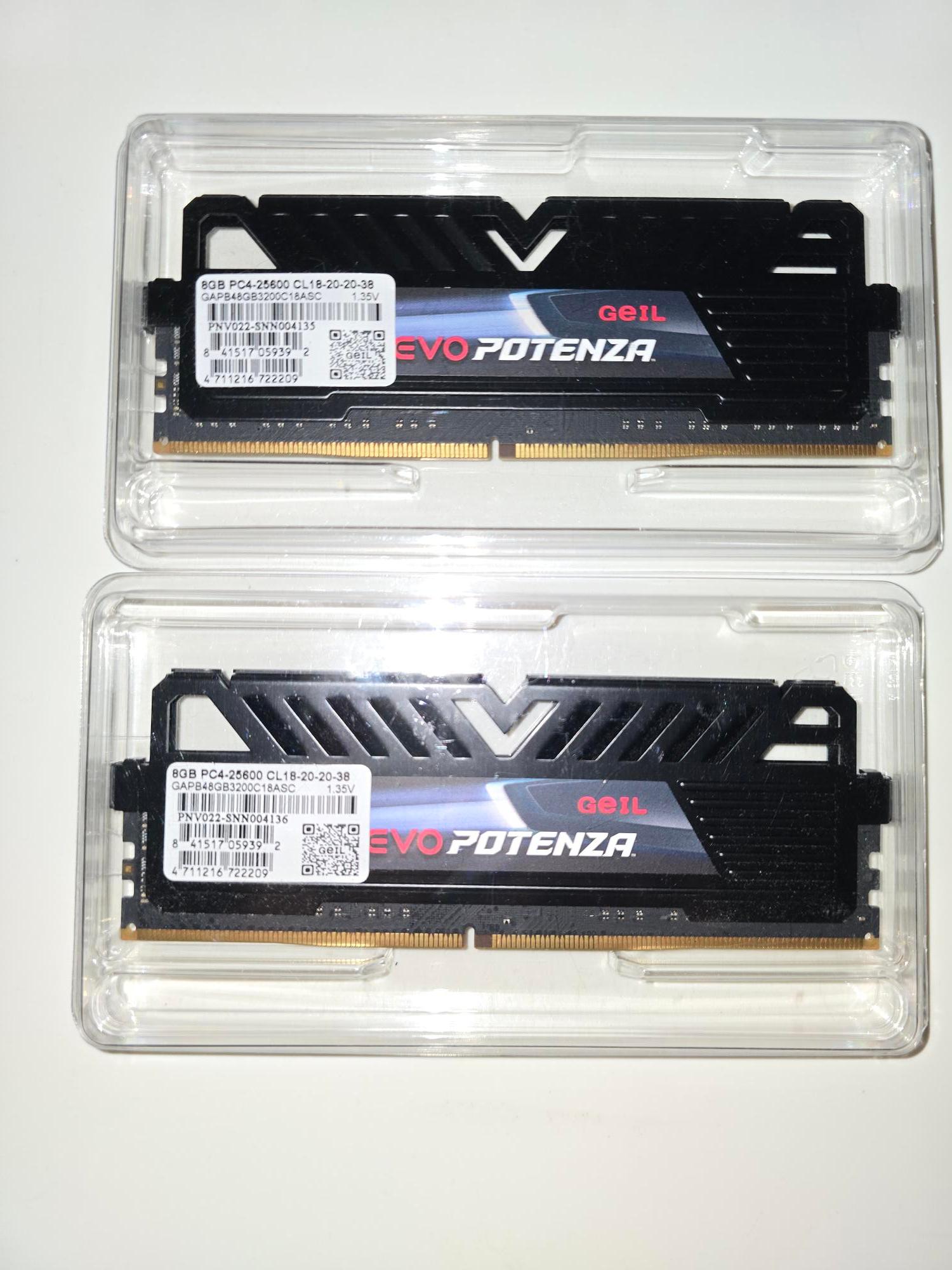 GeIL EVO Potenza 16GB (2 x 8GB) DDR4 3200MHz Desktop RAM Kit