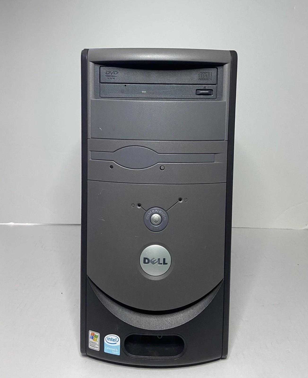 Dell Dimension B110 Desktop Computer Intel Celeron 768 MB Ram NO HDD