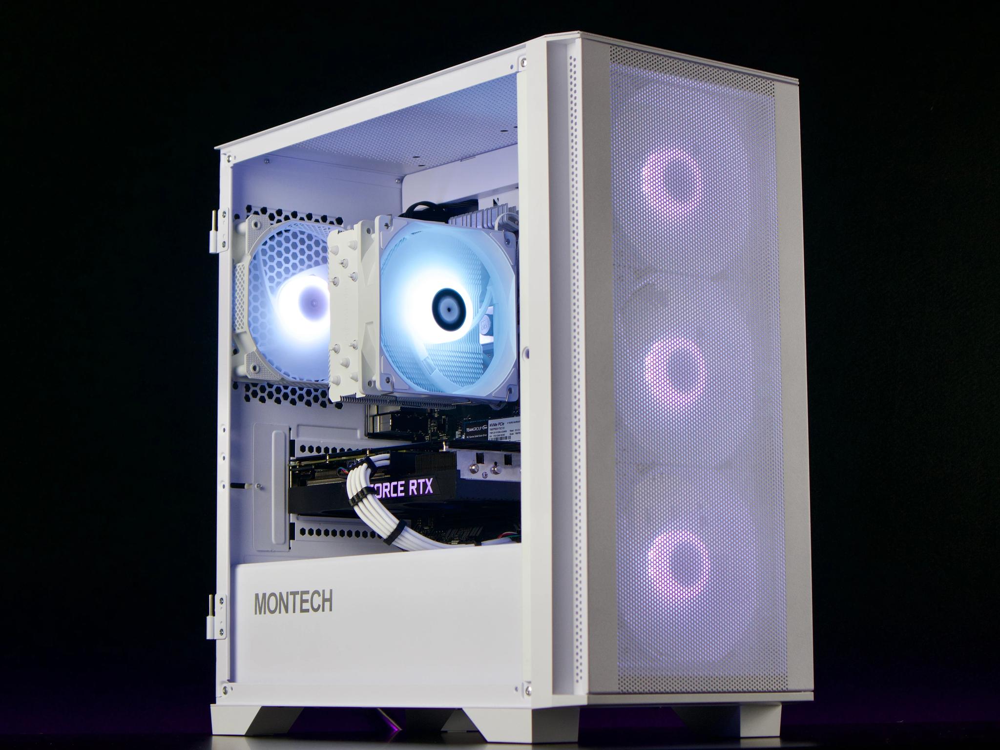 💜🤍💜 RTX 3060 Ti ⚪ Ryzen 5 3600 🟣 16GB RAM ⚪ 1TB NVMe