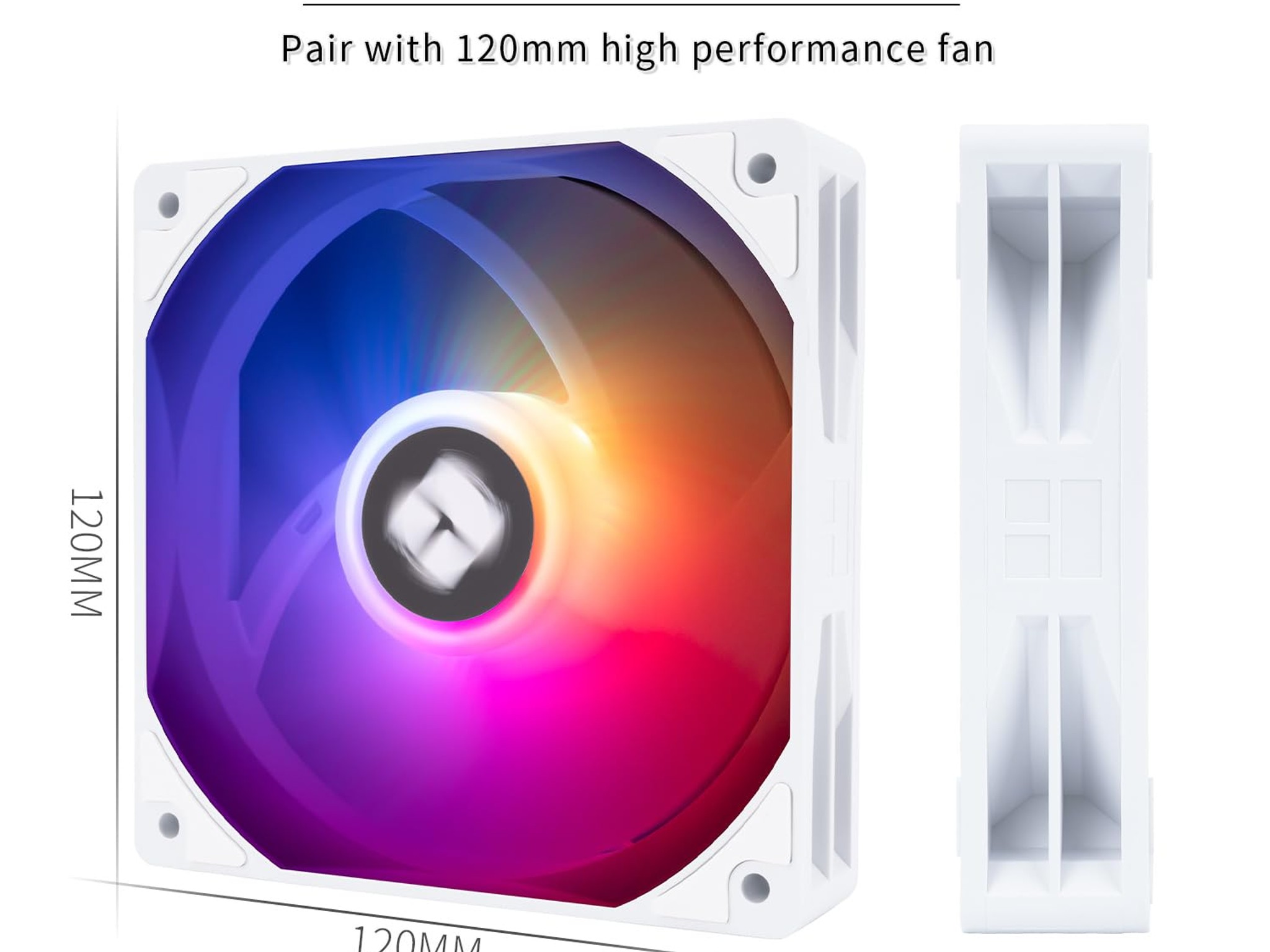 Thermalright Peerless Assassin 120 Digital ARGB 88.89 CFM White CPU Air Cooler