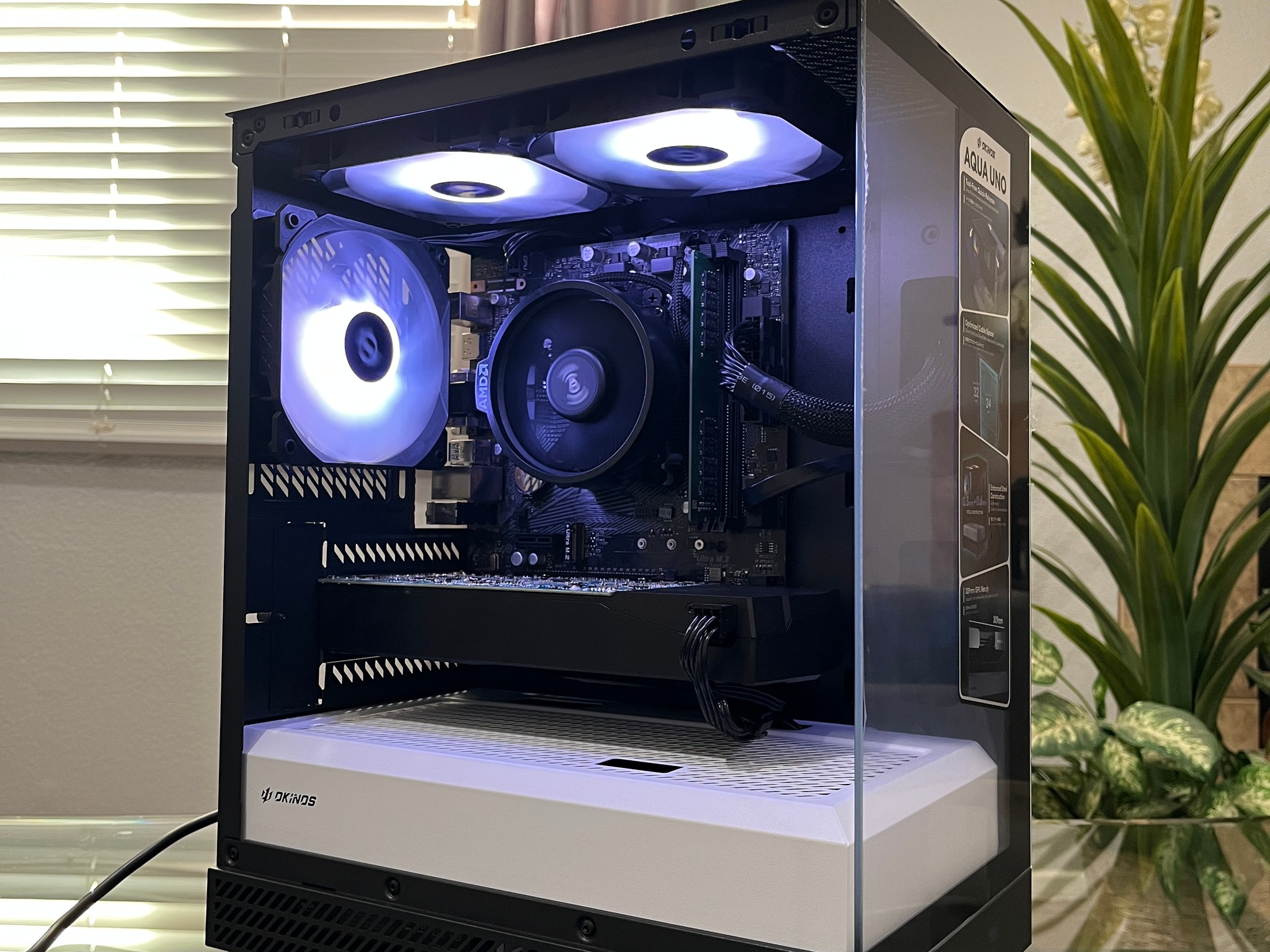 GTX 1060 6GB, Ryzen 7 1700, 8GB RAM | Black RGB Gaming Computer/PC