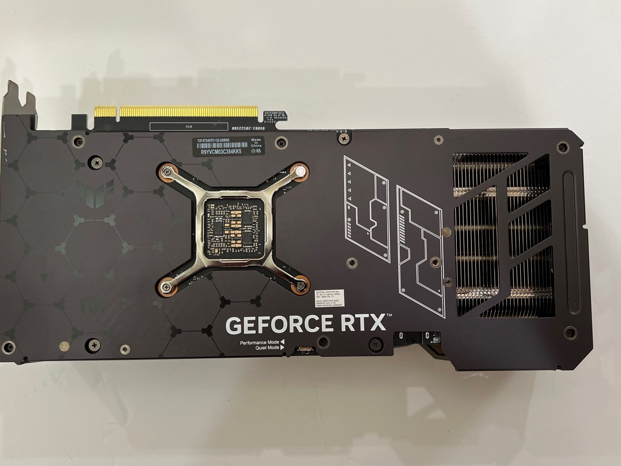 ASUS TUF 4070TI-O12G-GAMING NVIDIA GeForce RTX 4070 Ti 12 GB GDDR6X