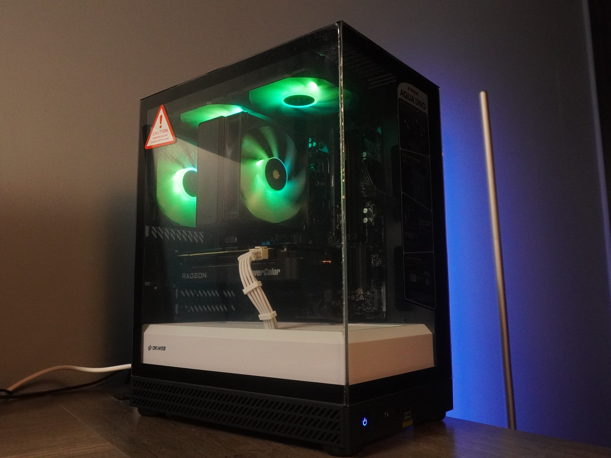 🤍CLEAN BEAST🖤 PRICE TO PERFORMANCE 💪 1440p/1080p MACHINE  🧡RX 9060XT 16GB 🧡 Ryzen 5 7500x3d DDR5 PC