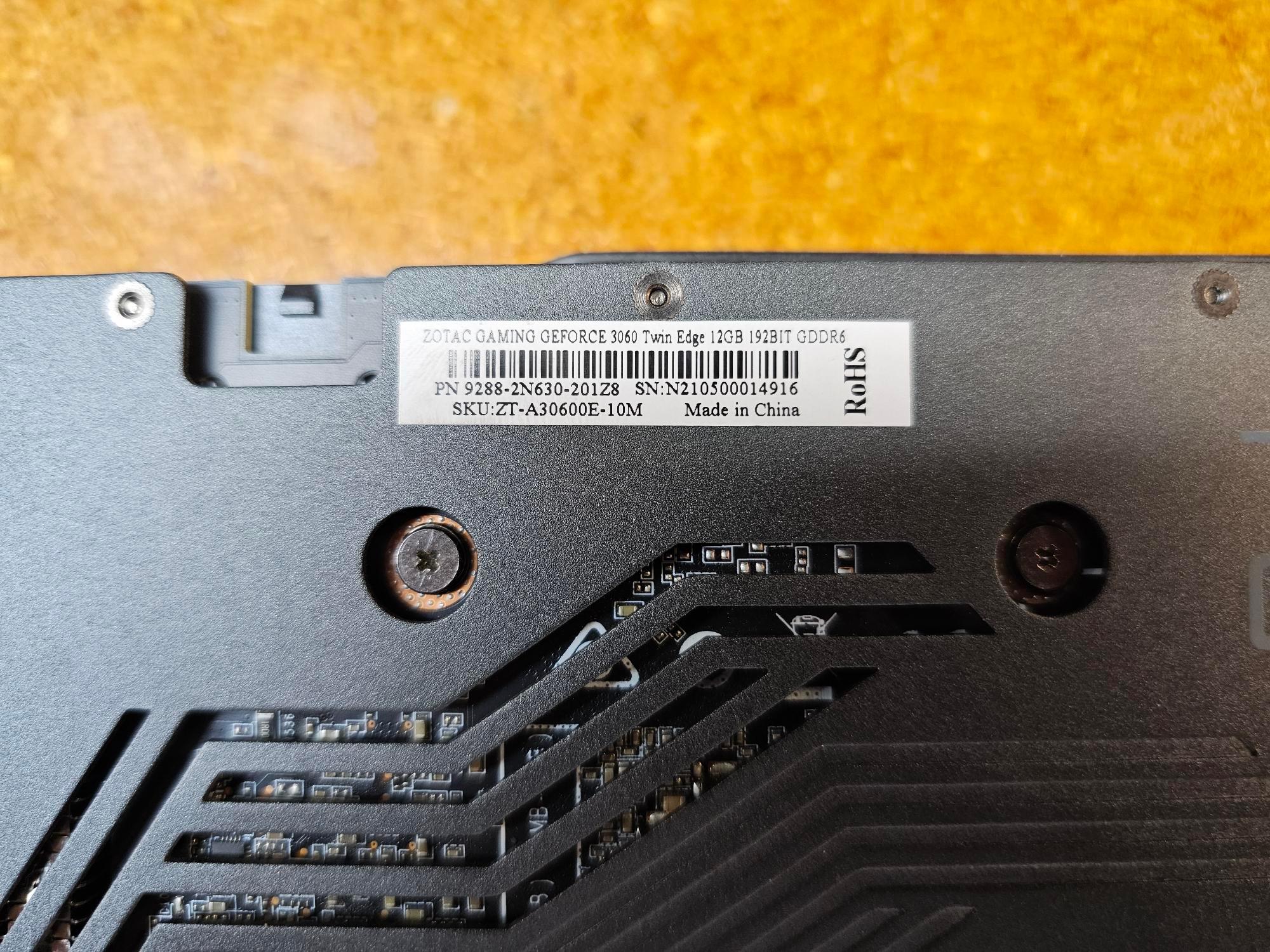 ZOTAC GAMING Twin Edge GeForce RTX 3060 12GB