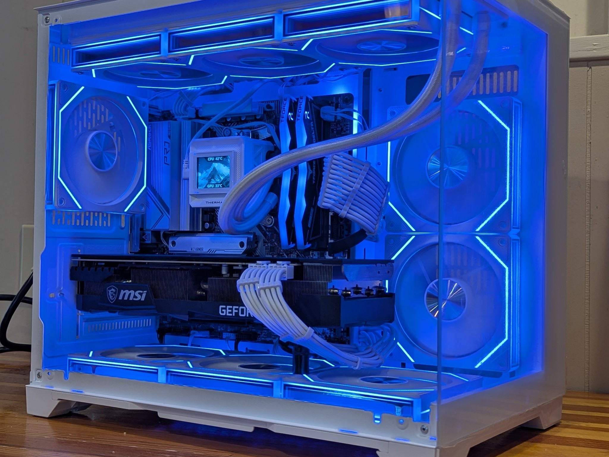 MSI RTX 3080 || AMD Ryzen 5 7500F || White 1440p Gaming PC