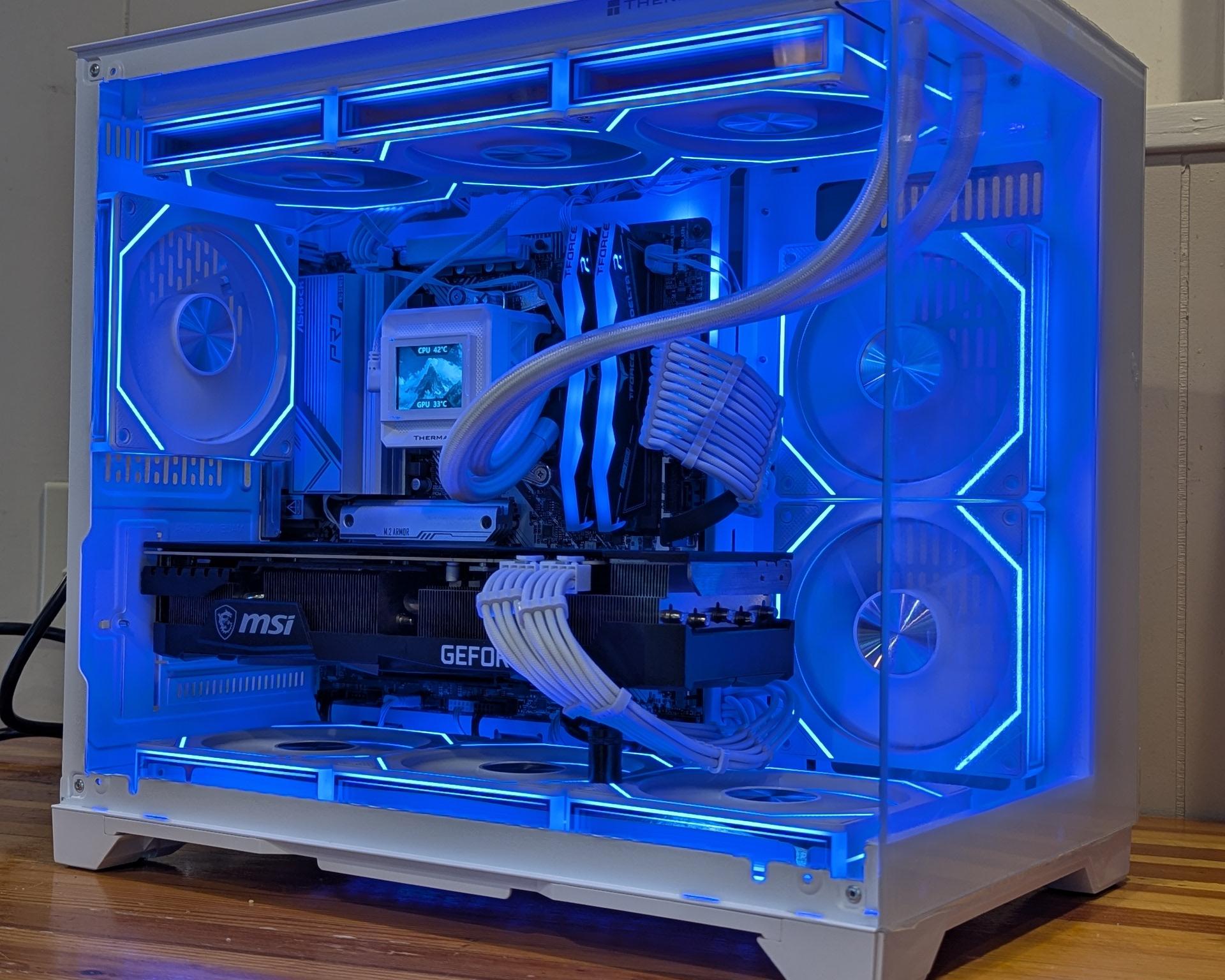 MSI RTX 3080 || AMD Ryzen 5 7500F || White 1440p Gaming PC