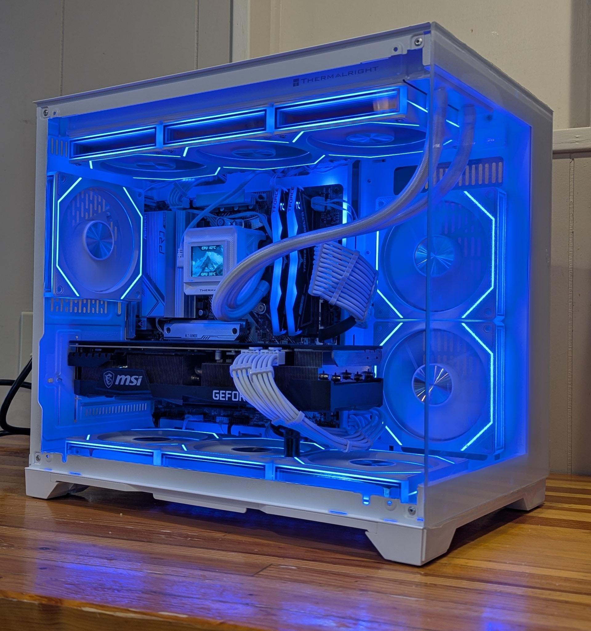 MSI RTX 3080 || AMD Ryzen 5 7500F || White 1440p Gaming PC