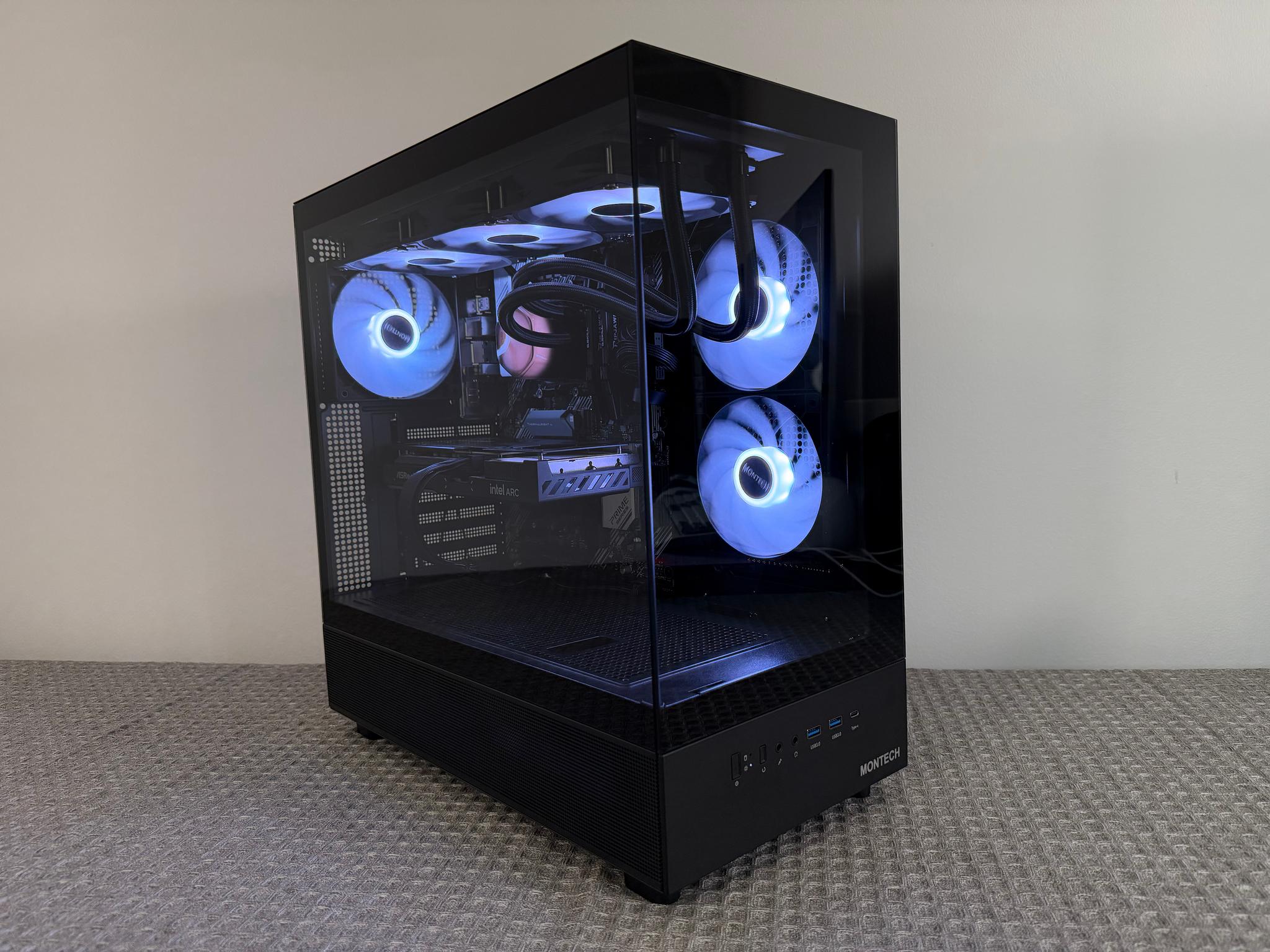 ARC B580 12GB OC • RYZEN 7 5800XT • B550 WIFI • 16GB DDR4 • 512GB SSD • 360MM AIO • NEW GAMING PC