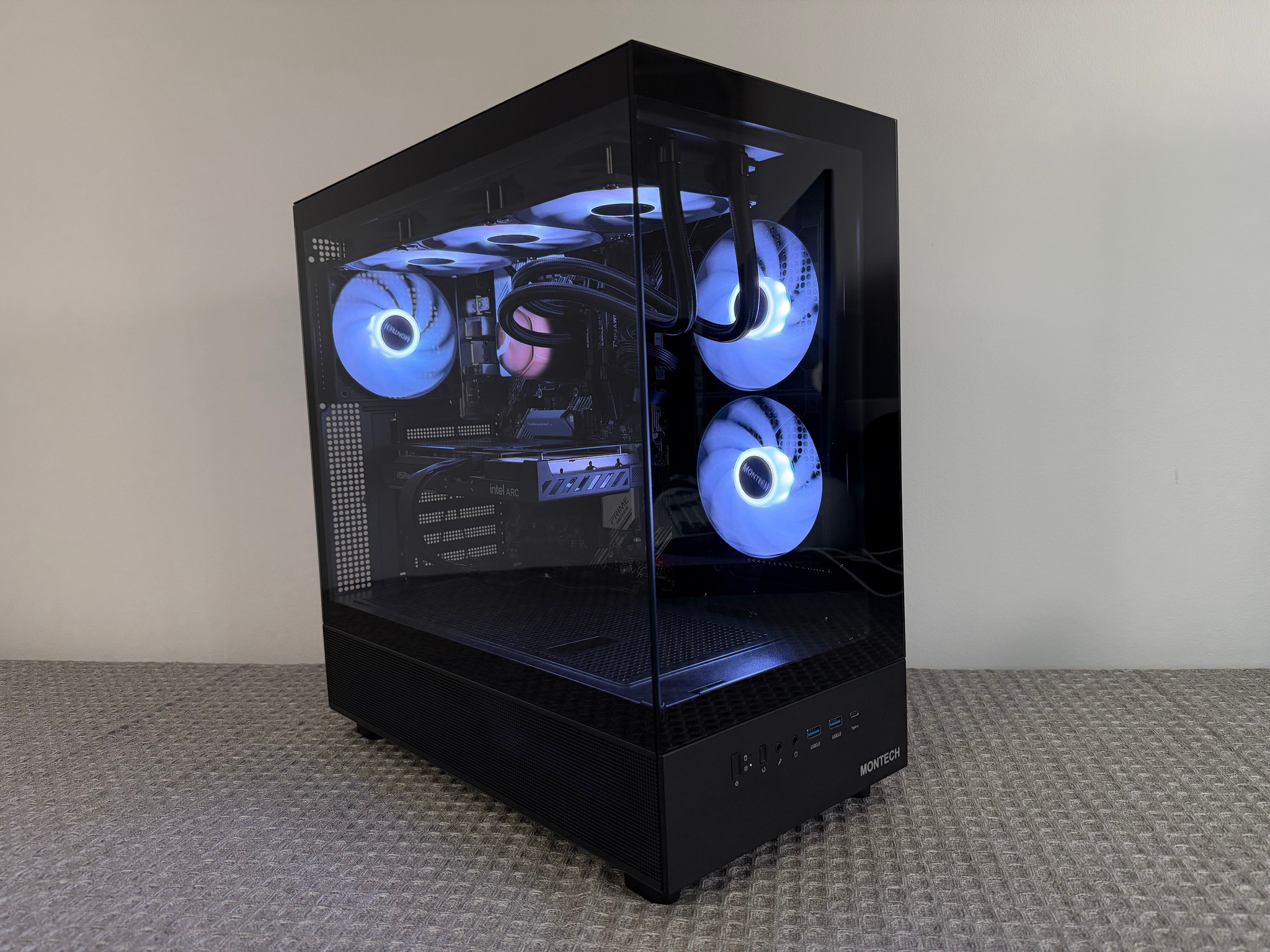 ARC B580 12GB OC • RYZEN 7 5800XT • B550 WIFI • 16GB DDR4 • 512GB SSD • 360MM AIO • NEW GAMING PC