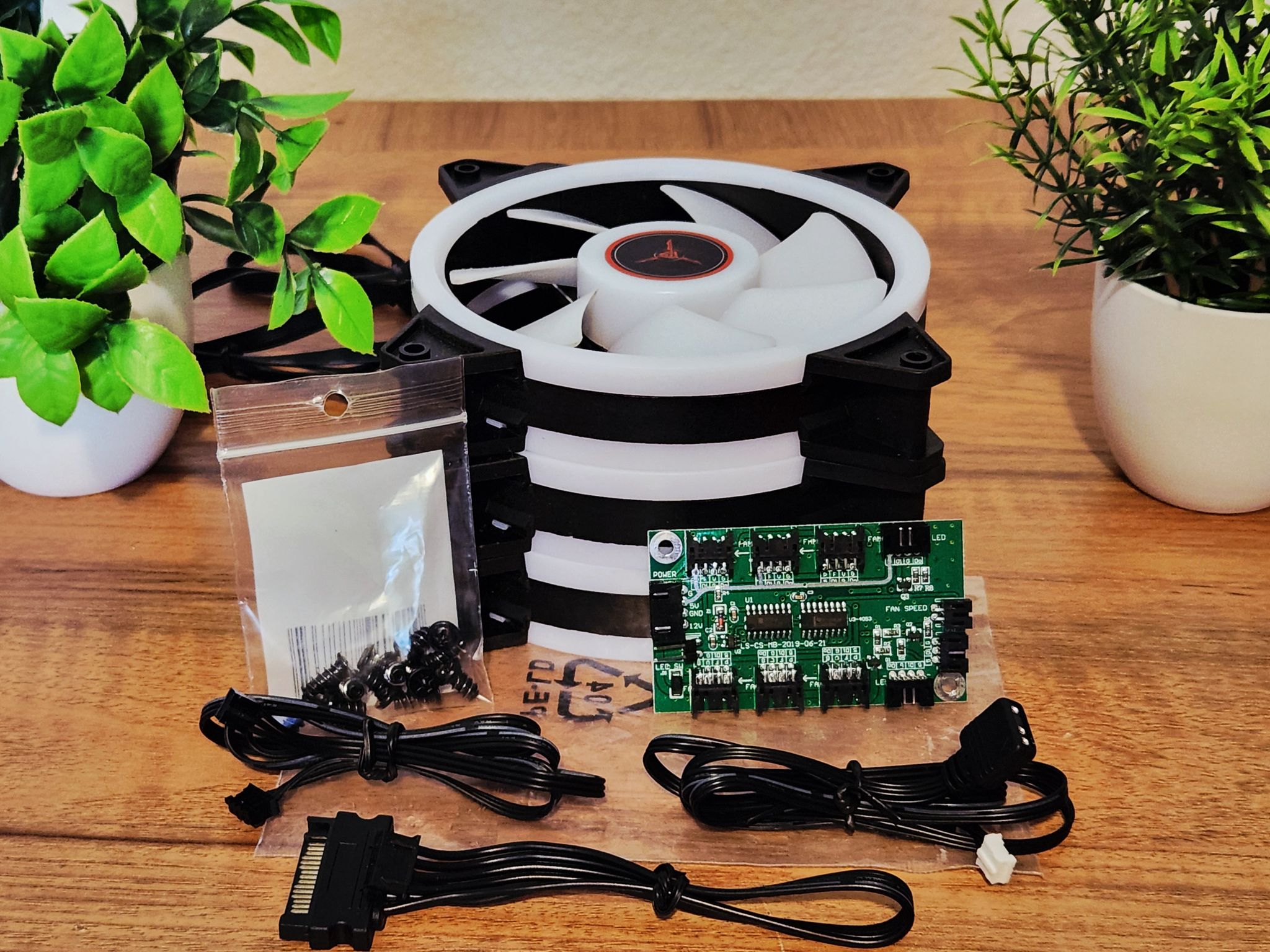 Lot of 3x Halo Fans | 120mm | Fan Hub