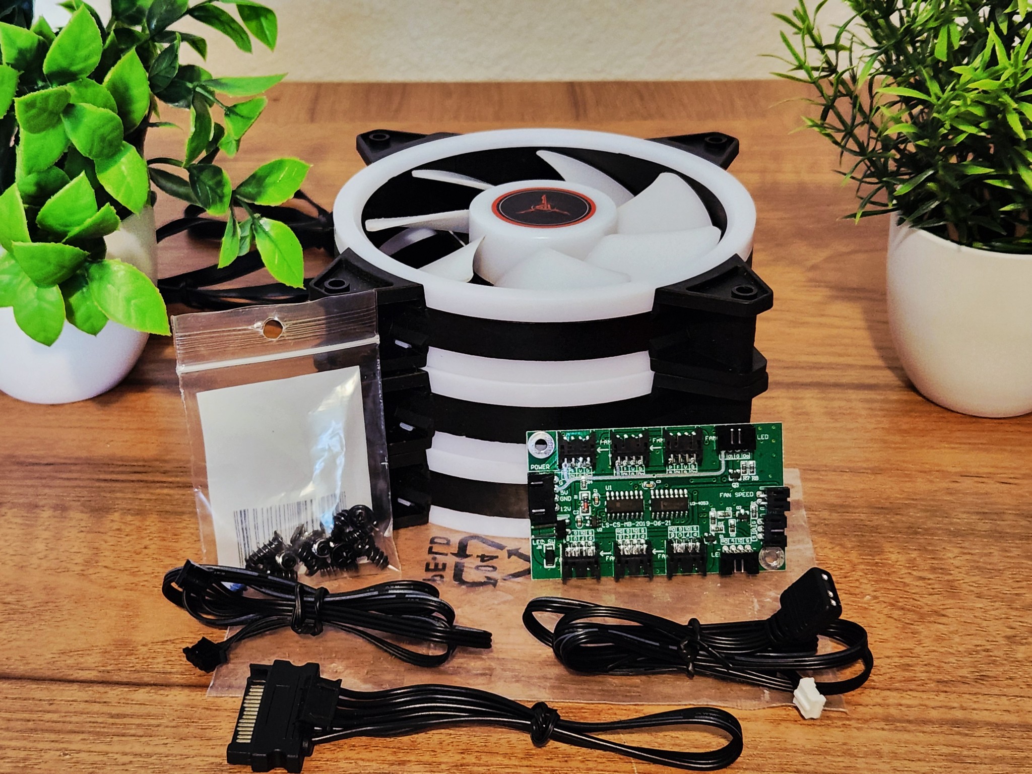 Lot of 3x Halo Fans | 120mm | Fan Hub