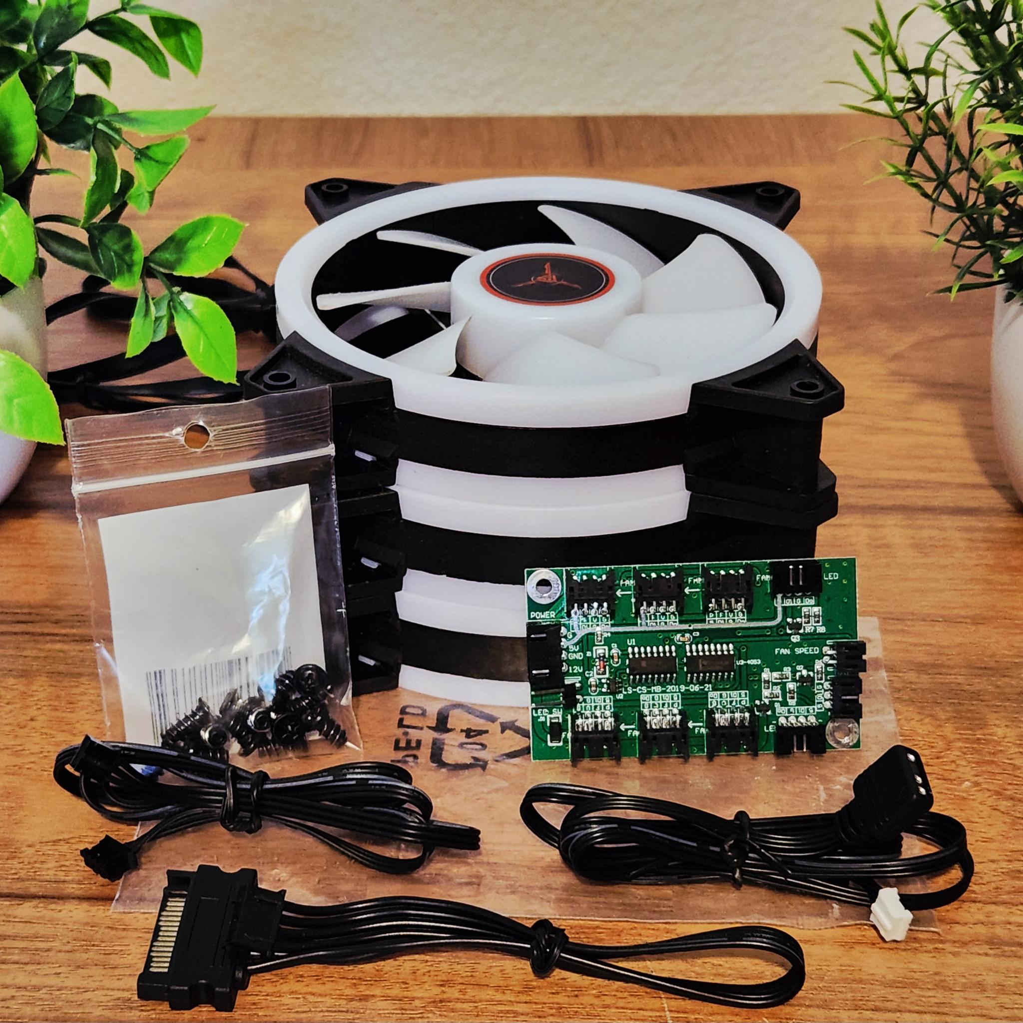 Lot of 3x Halo Fans | 120mm | Fan Hub