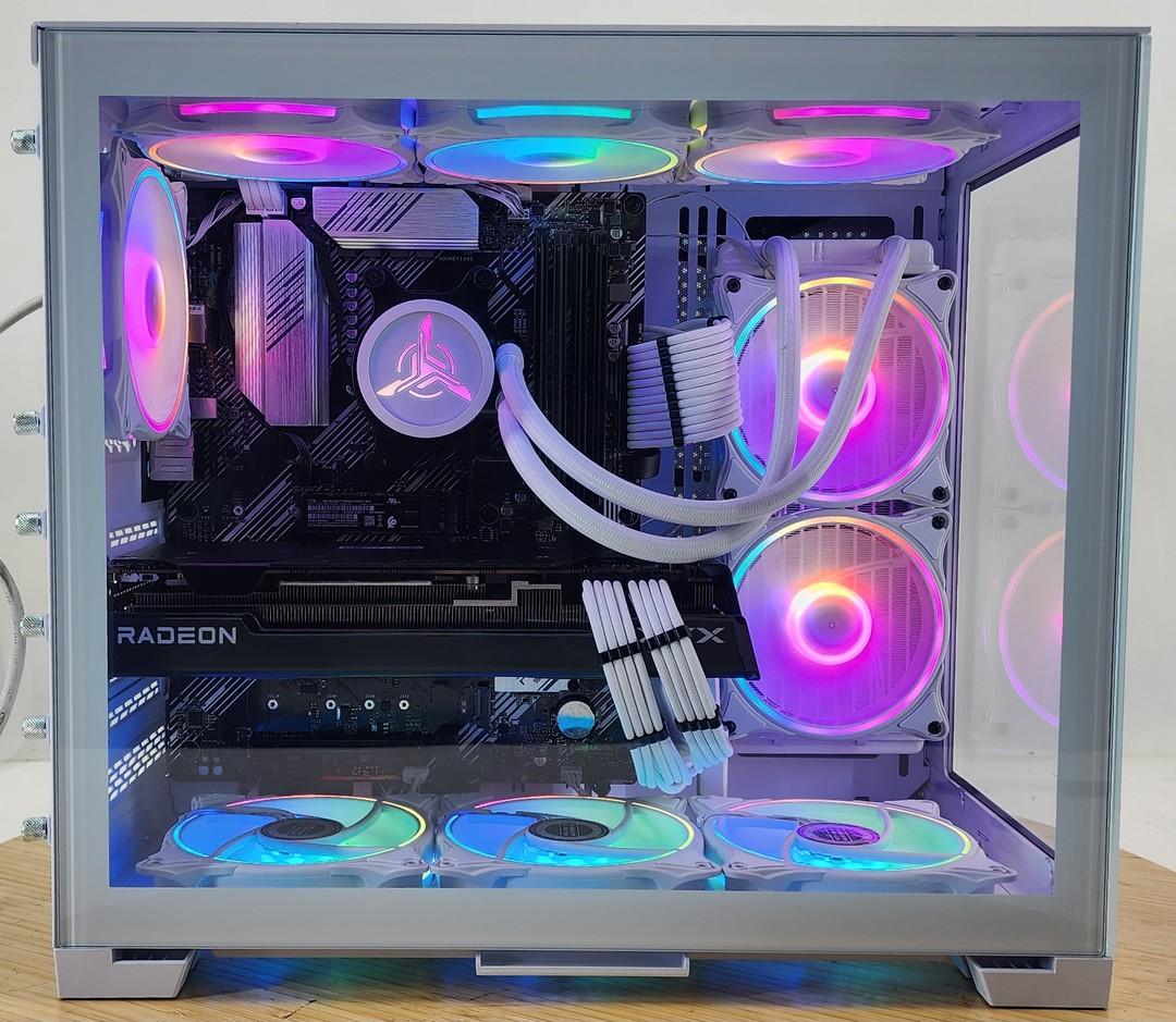 Gaming PC Ryzen 7 5700X 32GB RAM 1TB SSD RX 7700 XT 12GB Windows 11 Computer