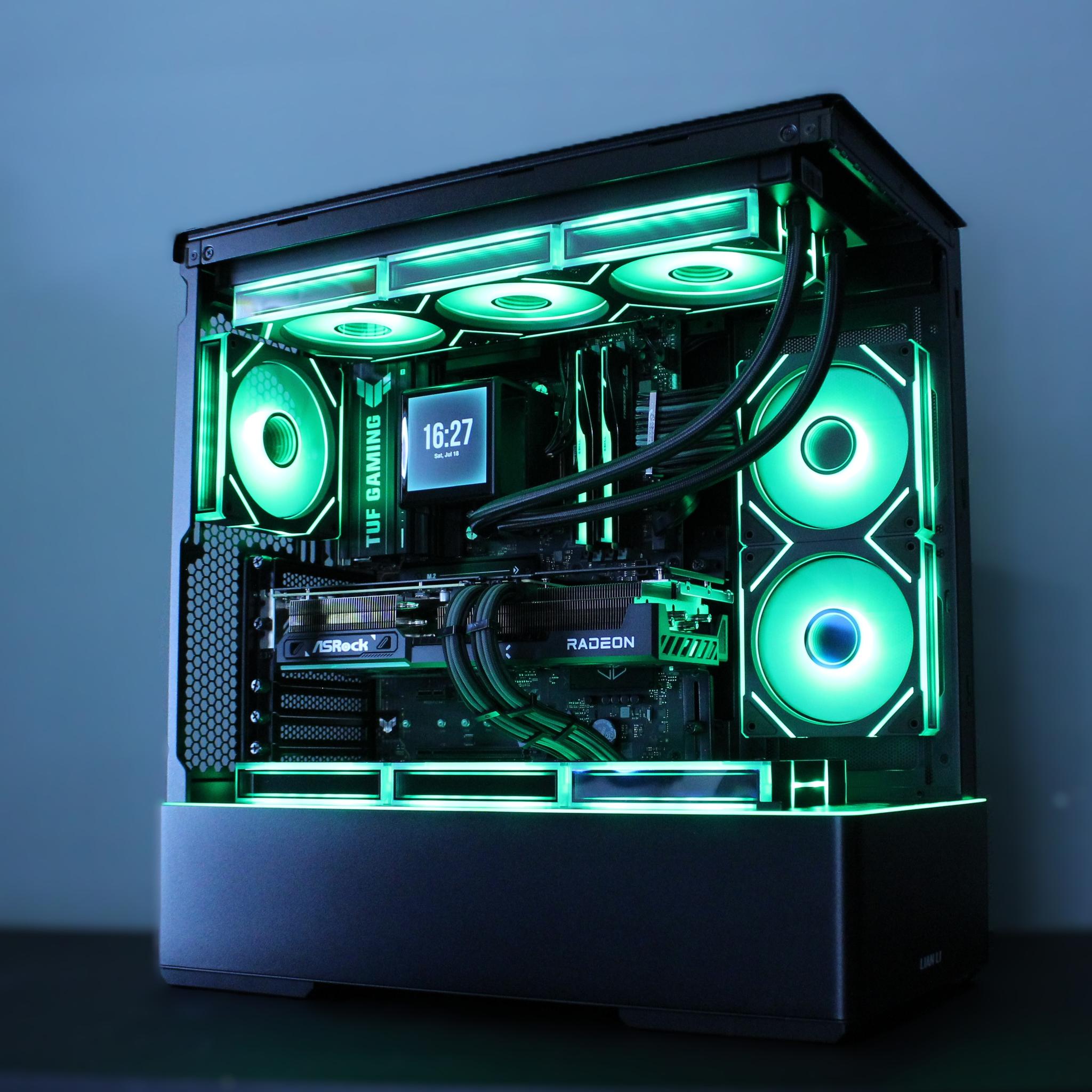 The Black Dread - Ryzen 7 9850X3D • RX 9070 XT • 32GB DDR5 • 2TB NVMe SSD