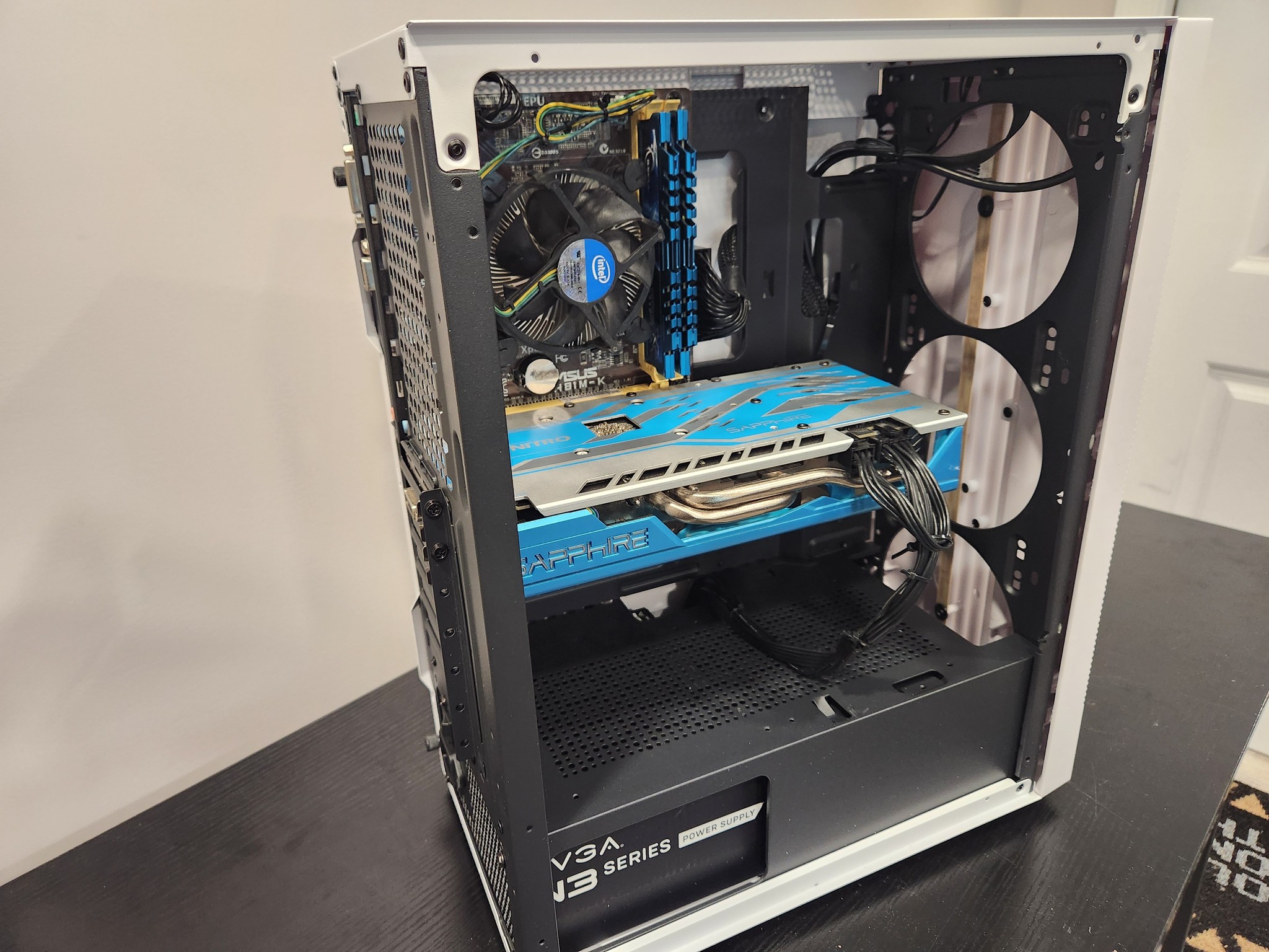 THE BLUE BOMBER ULTRA budget 1080 P gaming pc!