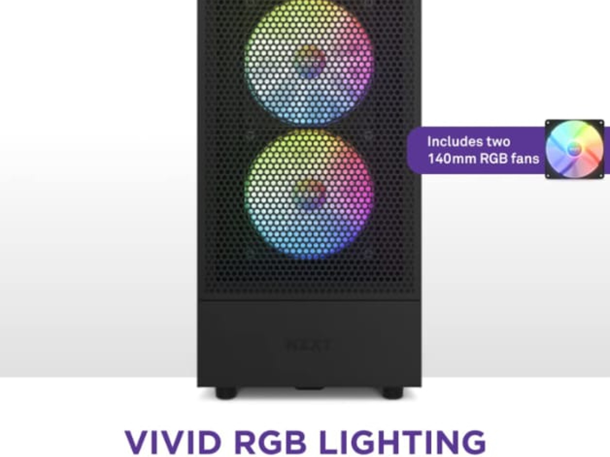 NZXT H5 Flow RGB ATX Mid-Tower Gaming Case