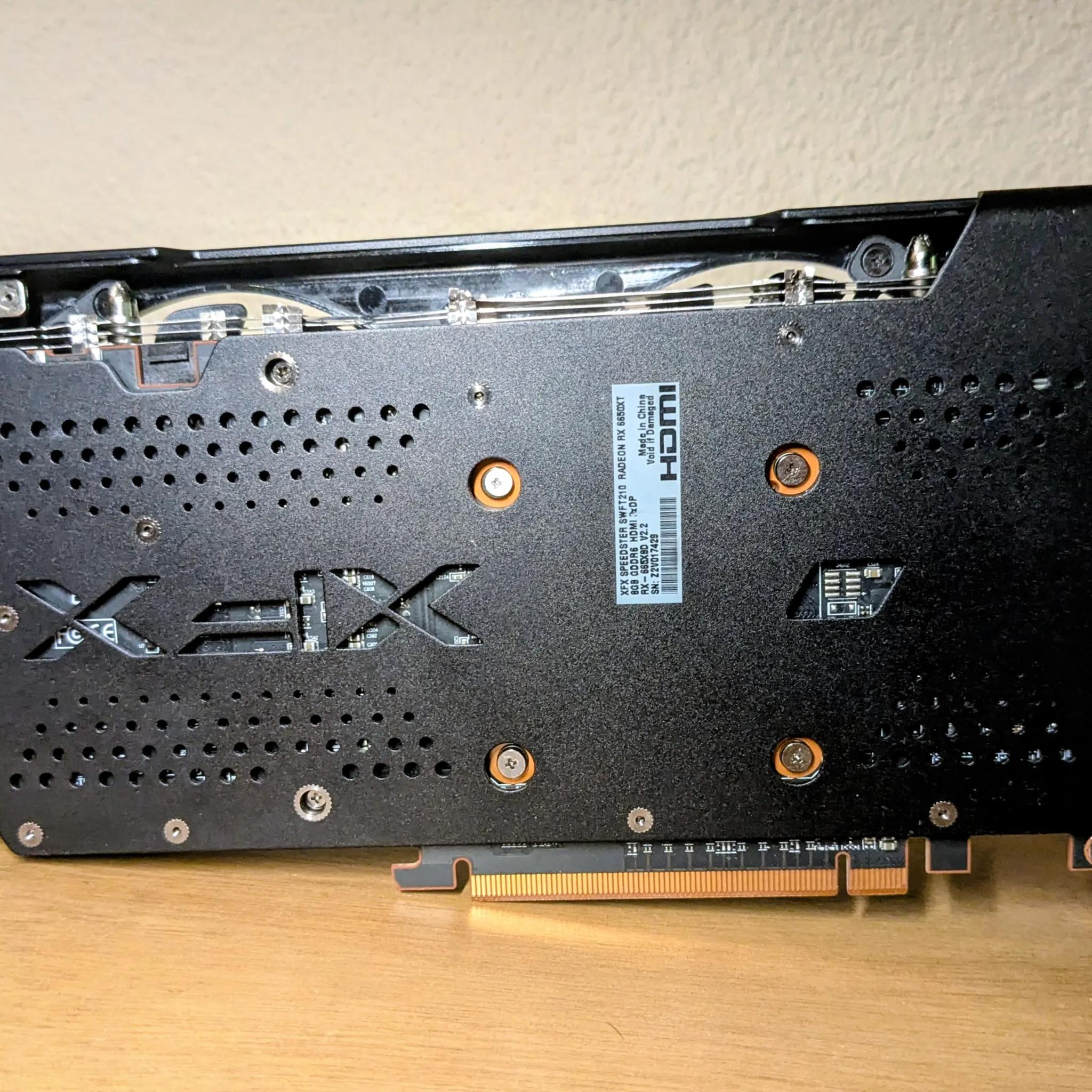 AMD RX 6650 XT - XFX Swift 210 GPU