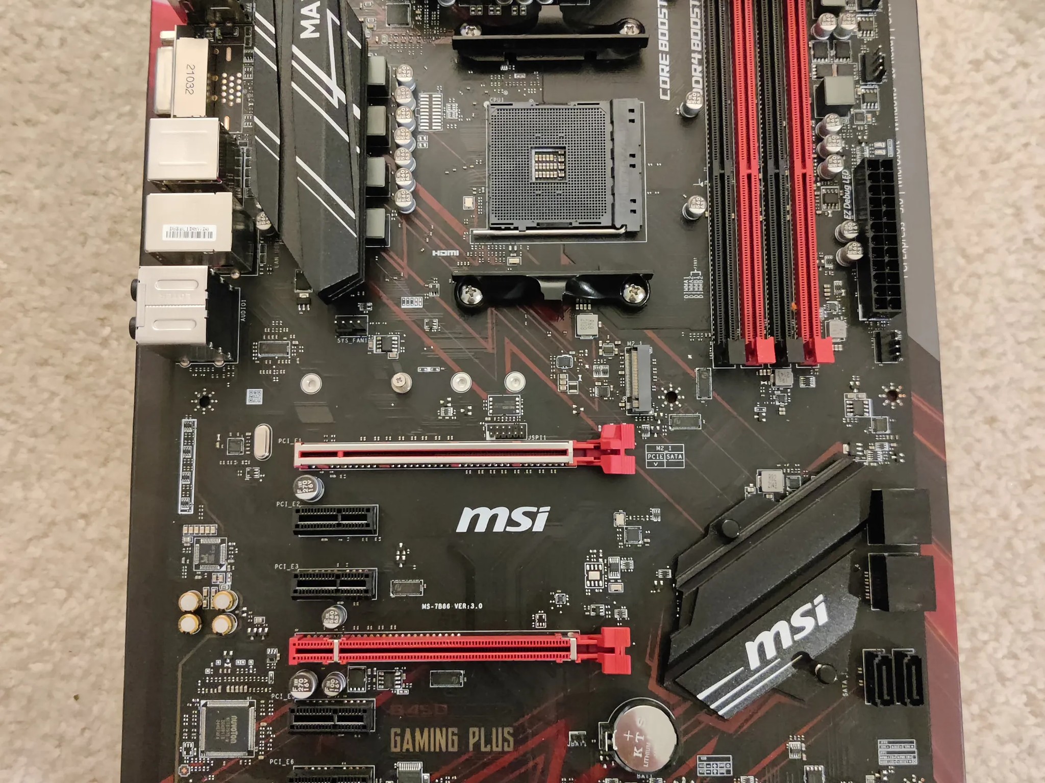 Used B450 ATX Gaming Motherboard