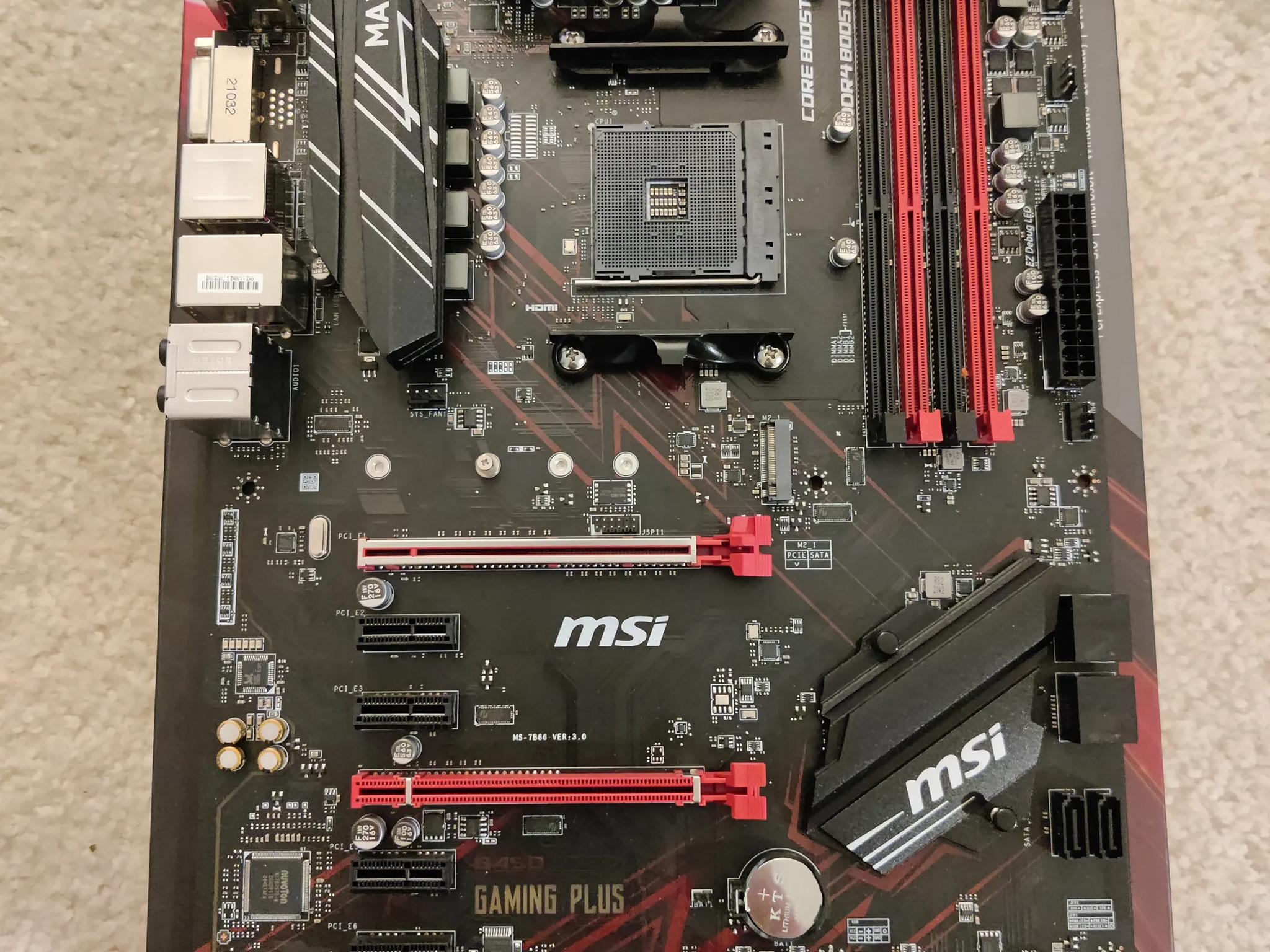 Used B450 ATX Gaming Motherboard