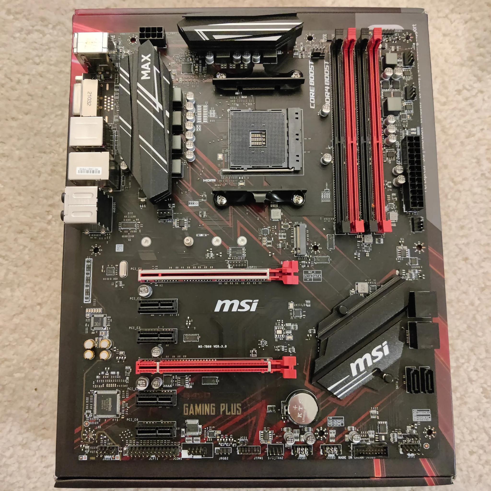 Used B450 ATX Gaming Motherboard