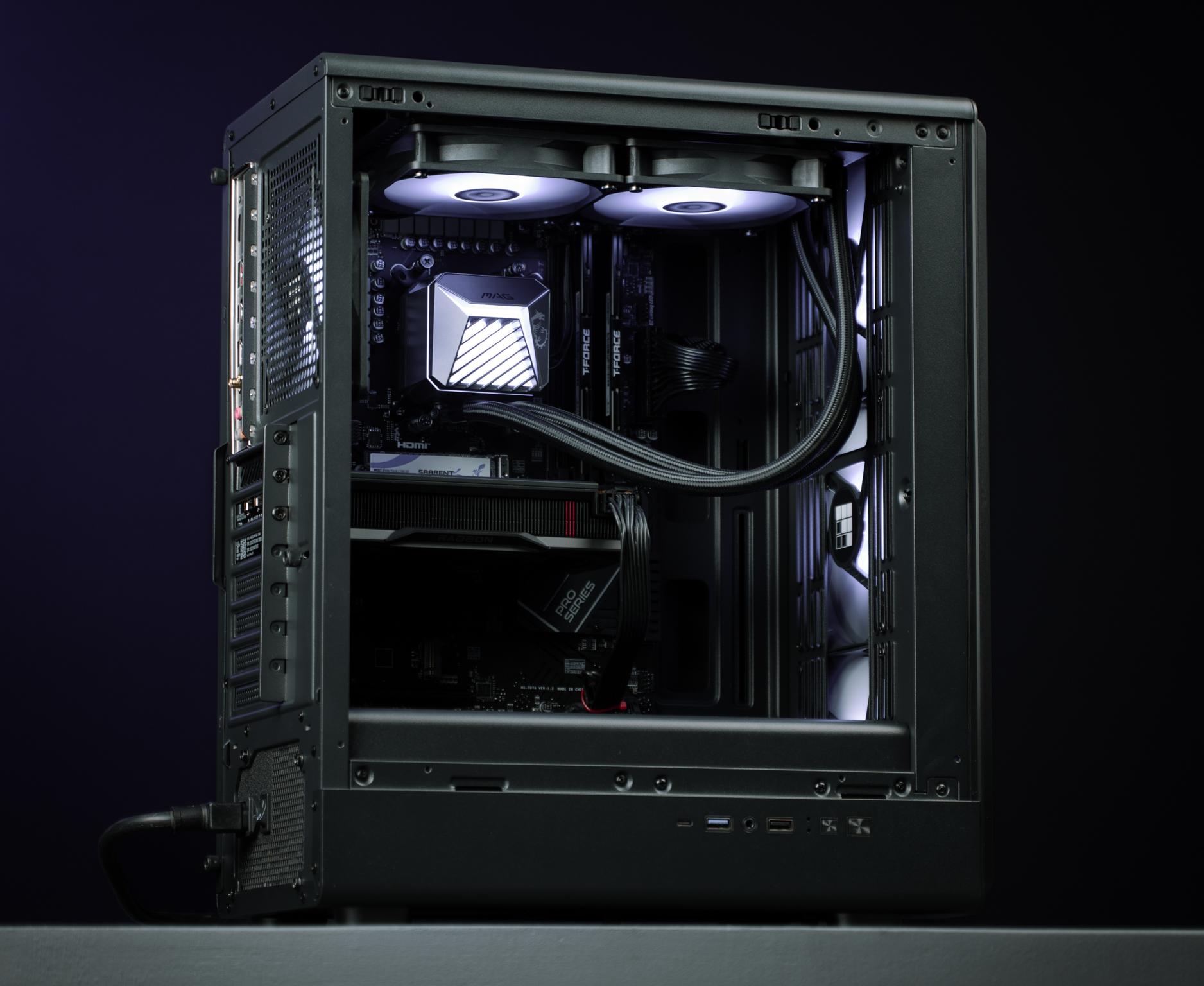 “ProKfoRm KR” RX 7600 Ryzen 5 8400F 1TB 32GB Windows 11 Liquid Cooled Gaming PC Powerhouse