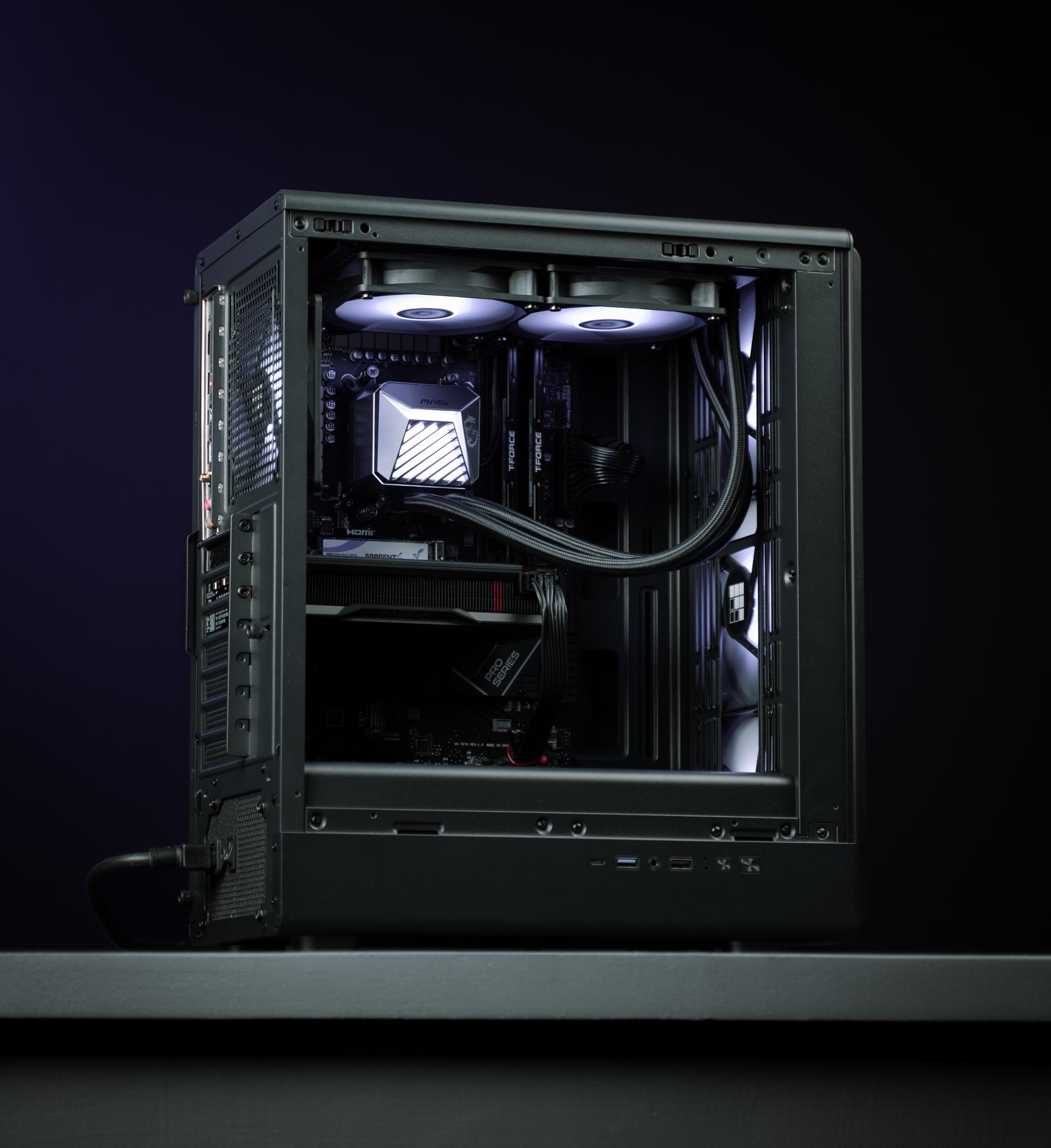 “ProKfoRm KR” RX 7600 Ryzen 5 8400F 1TB 32GB Windows 11 Liquid Cooled Gaming PC Powerhouse
