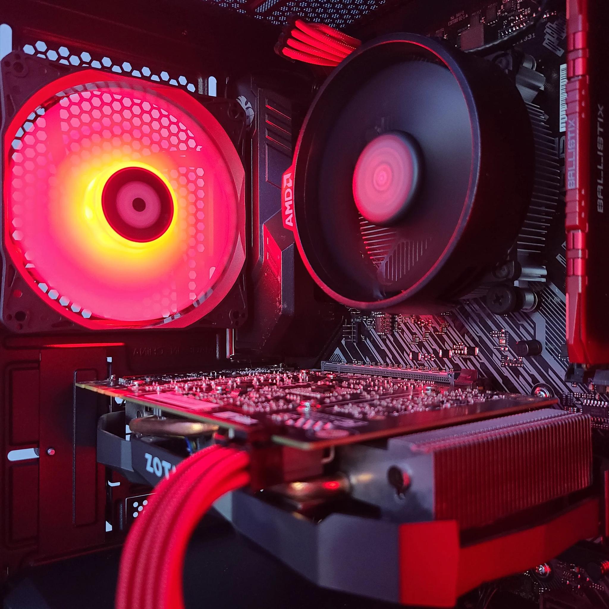 ⚫🔴 Scarlet Noir ⚫🔴 GTX 1060 6GB + Ryzen 5 1600
