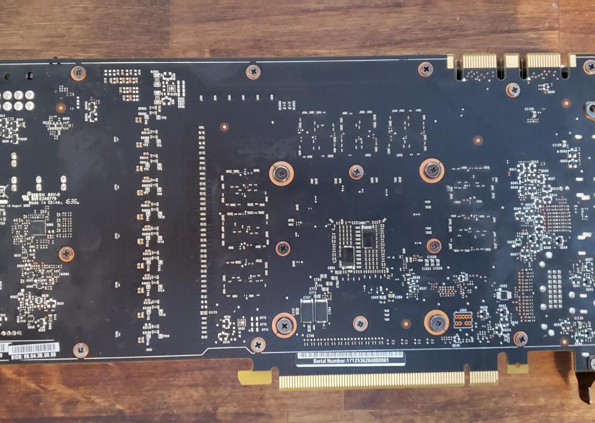 EVGA GTX 1080 graphics card
