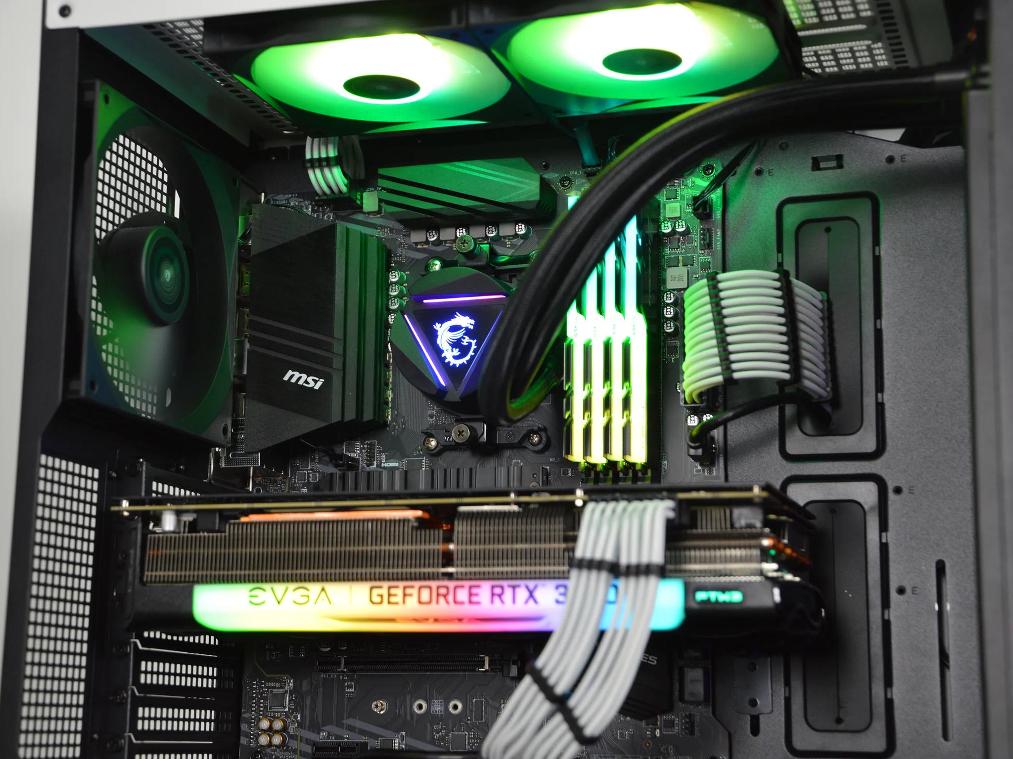 ⚪️⚫️ RTX 3070 | RYZEN 7 5800X | 32 GB RGB RAM | 1TB NVME GEN 4 SSD | "MIDNIGHT SNOW" |