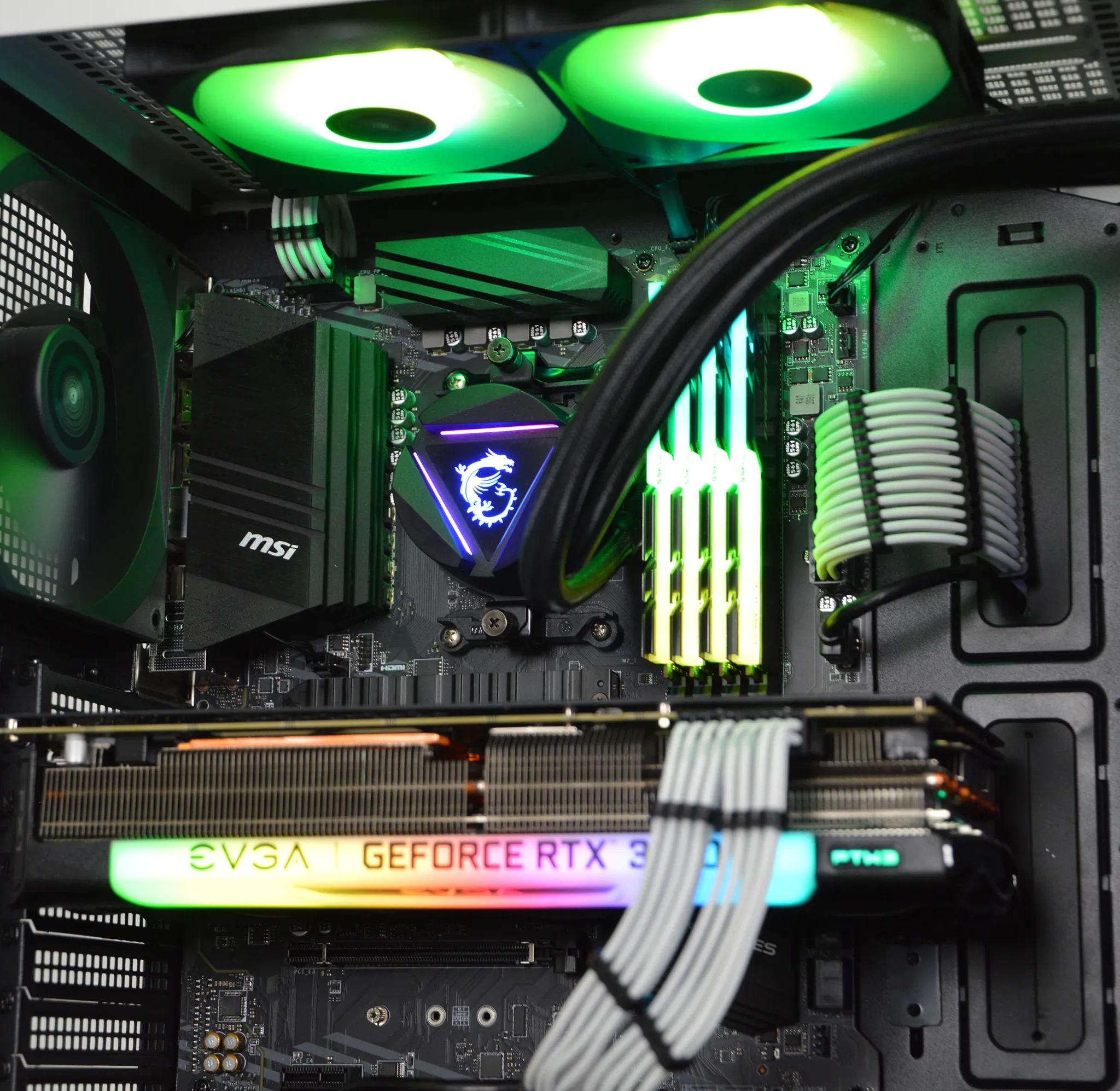 ⚪️⚫️ RTX 3070 | RYZEN 7 5800X | 32 GB RGB RAM | 1TB NVME GEN 4 SSD | "MIDNIGHT SNOW" |
