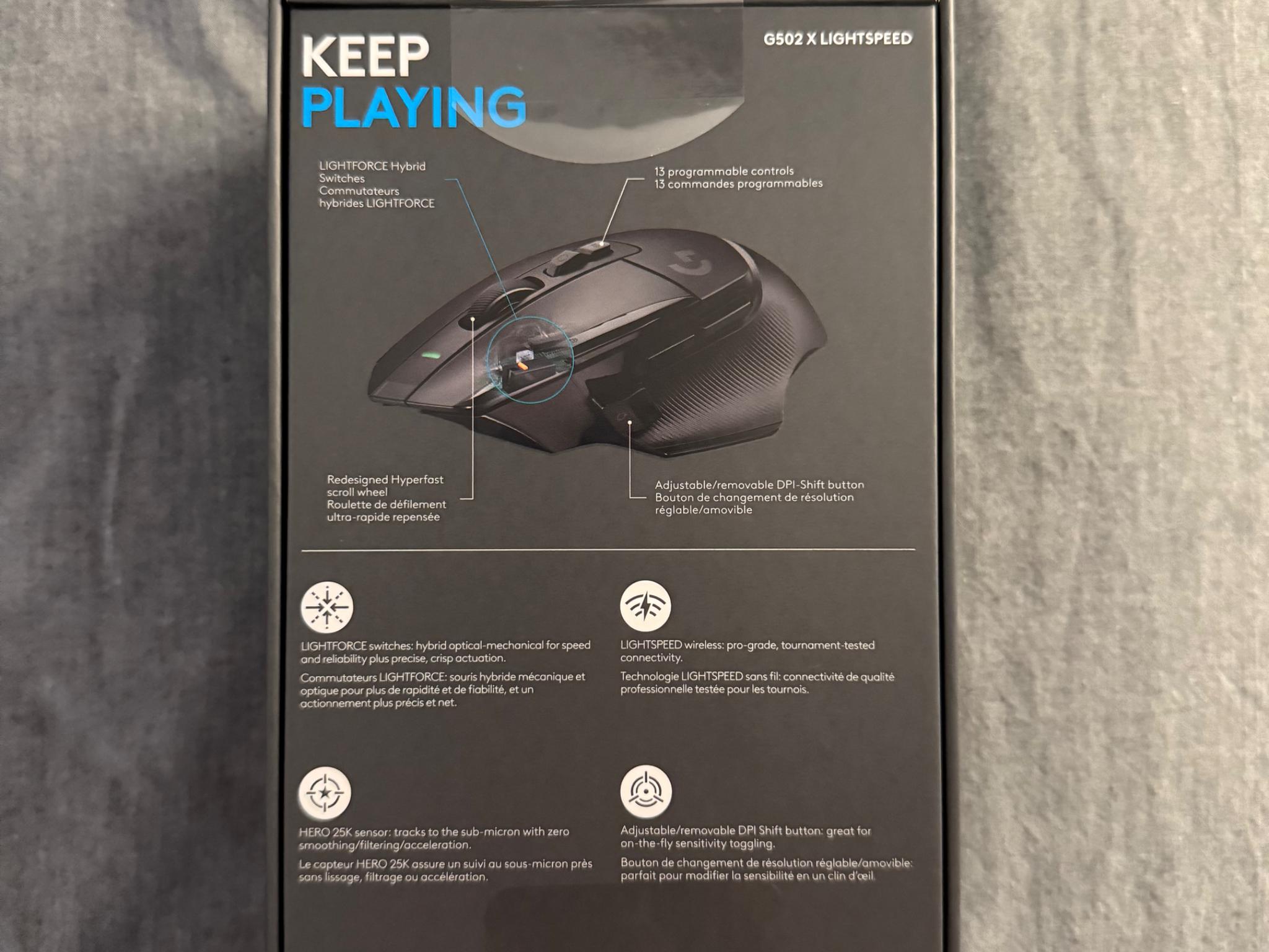 Logitech G502 X Lightning Gaming Mouse