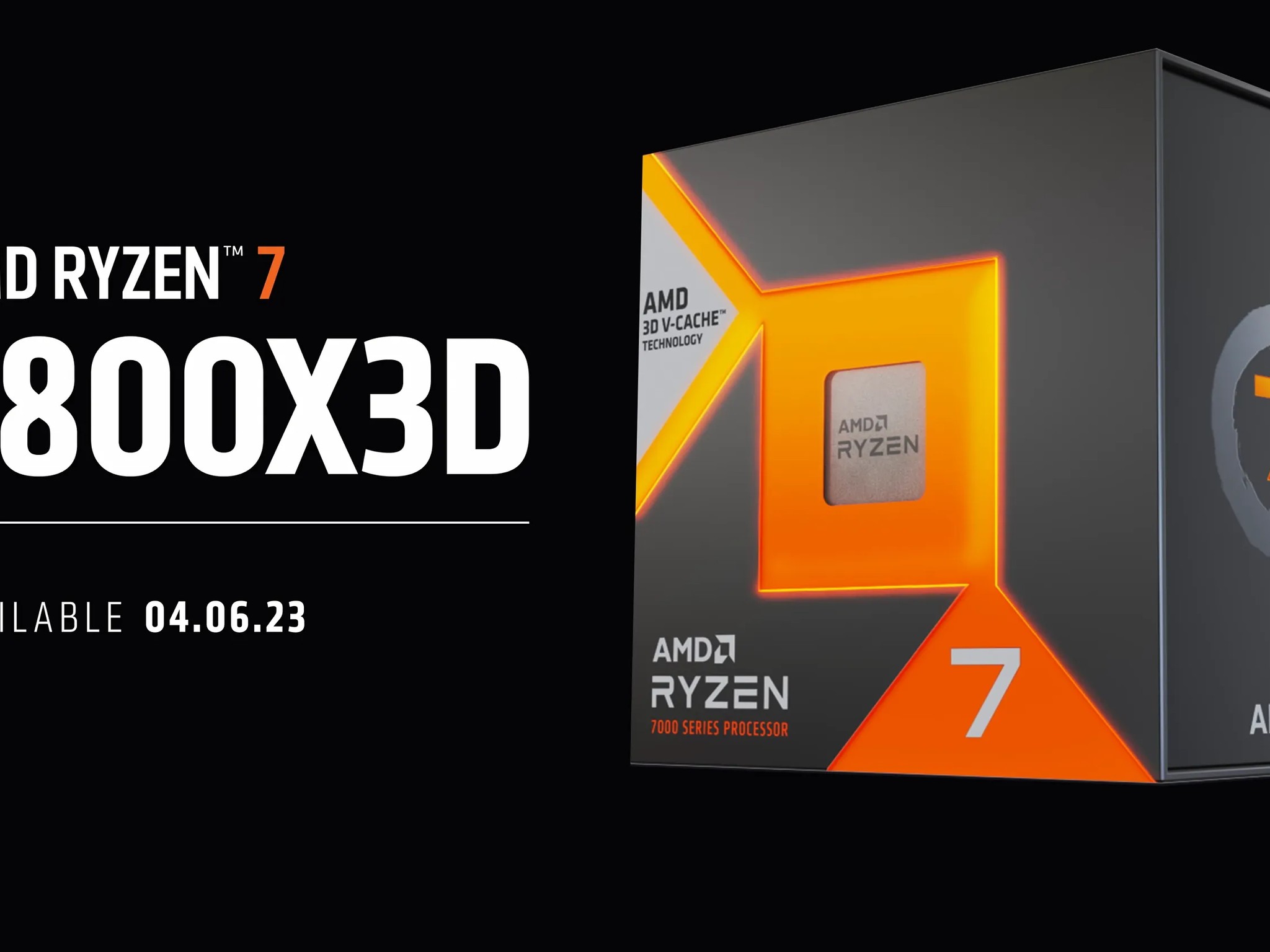 New Open Box AMD Ryzen 7 7800X3D 8-Core, 16-Thread Desktop Processor