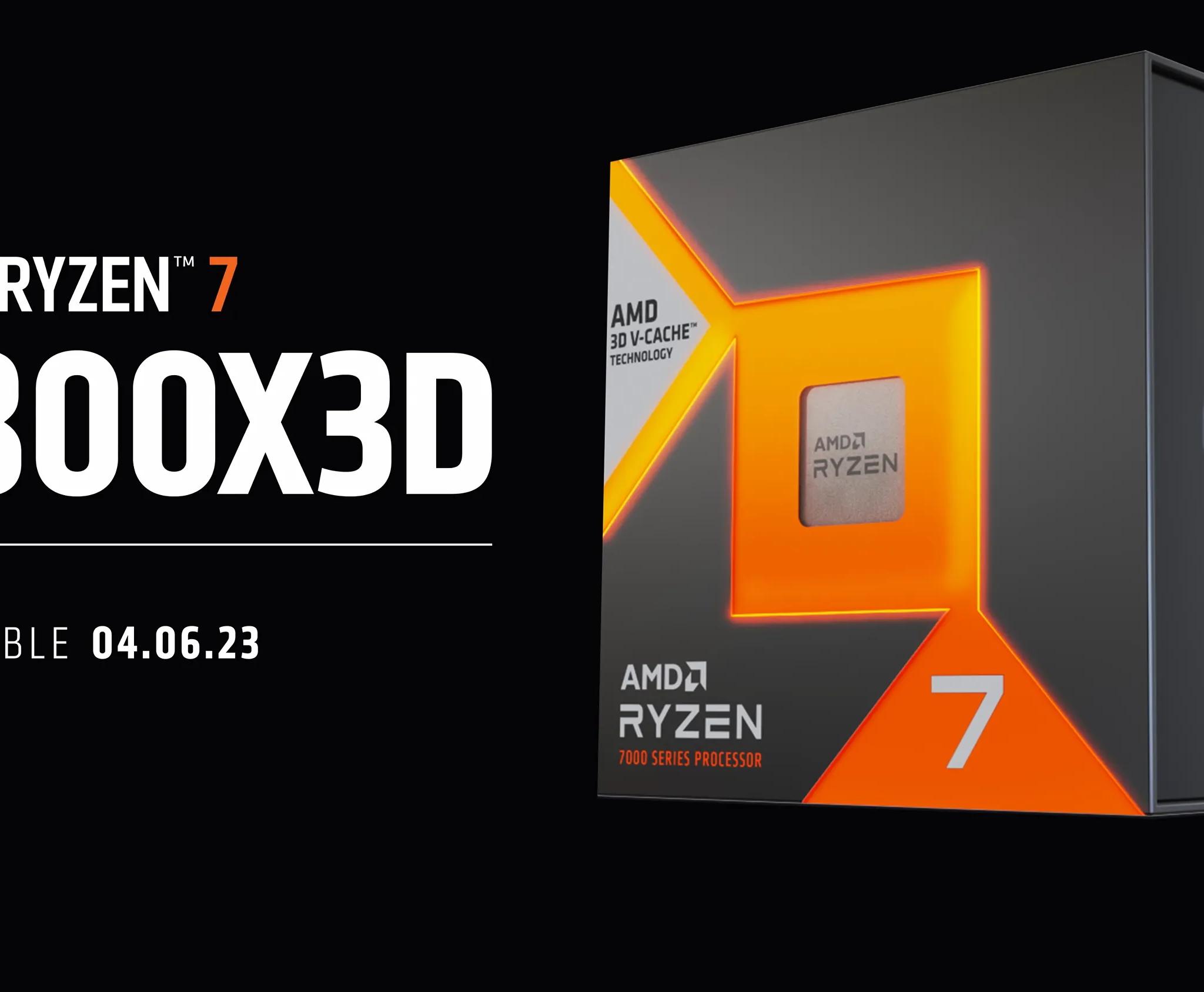 New Open Box AMD Ryzen 7 7800X3D 8-Core, 16-Thread Desktop Processor