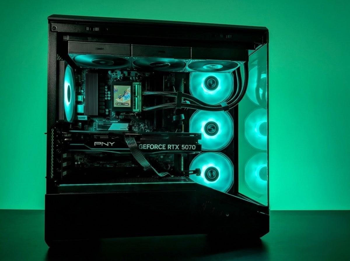 🔥 RTX 5070 GAMING PC | RYZEN 5 7500X3D | 32GB DDR5 | 2TB NVME | WIFI&BT | WINDOWS 11 HOME