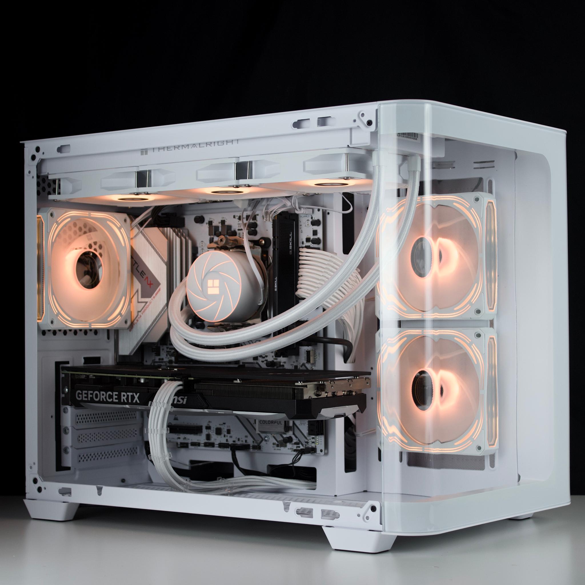 ❄️🧊💎- Whiteout 1440P Gaming PC | RTX 4070, Ryzen 5 7500F, 16GB RAM, 1TB SSD ❄️🧊💎
